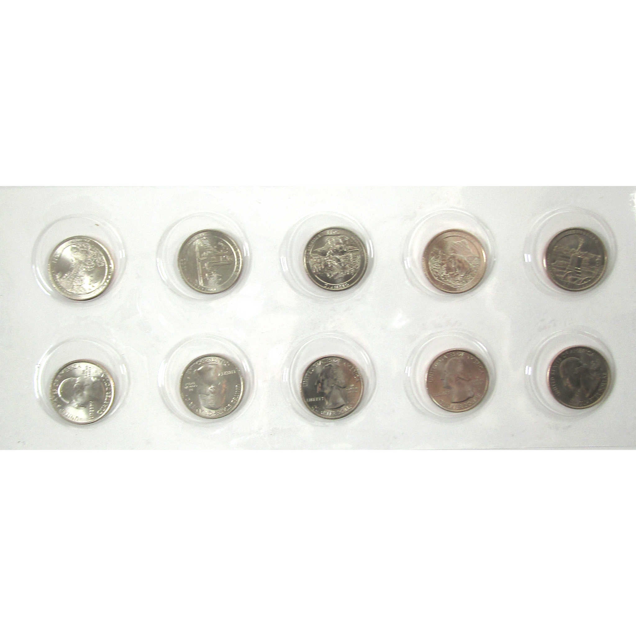 2011 P&D Quarter 10 Piece Set Uncirculated 25c Coin SKU:CPC8518