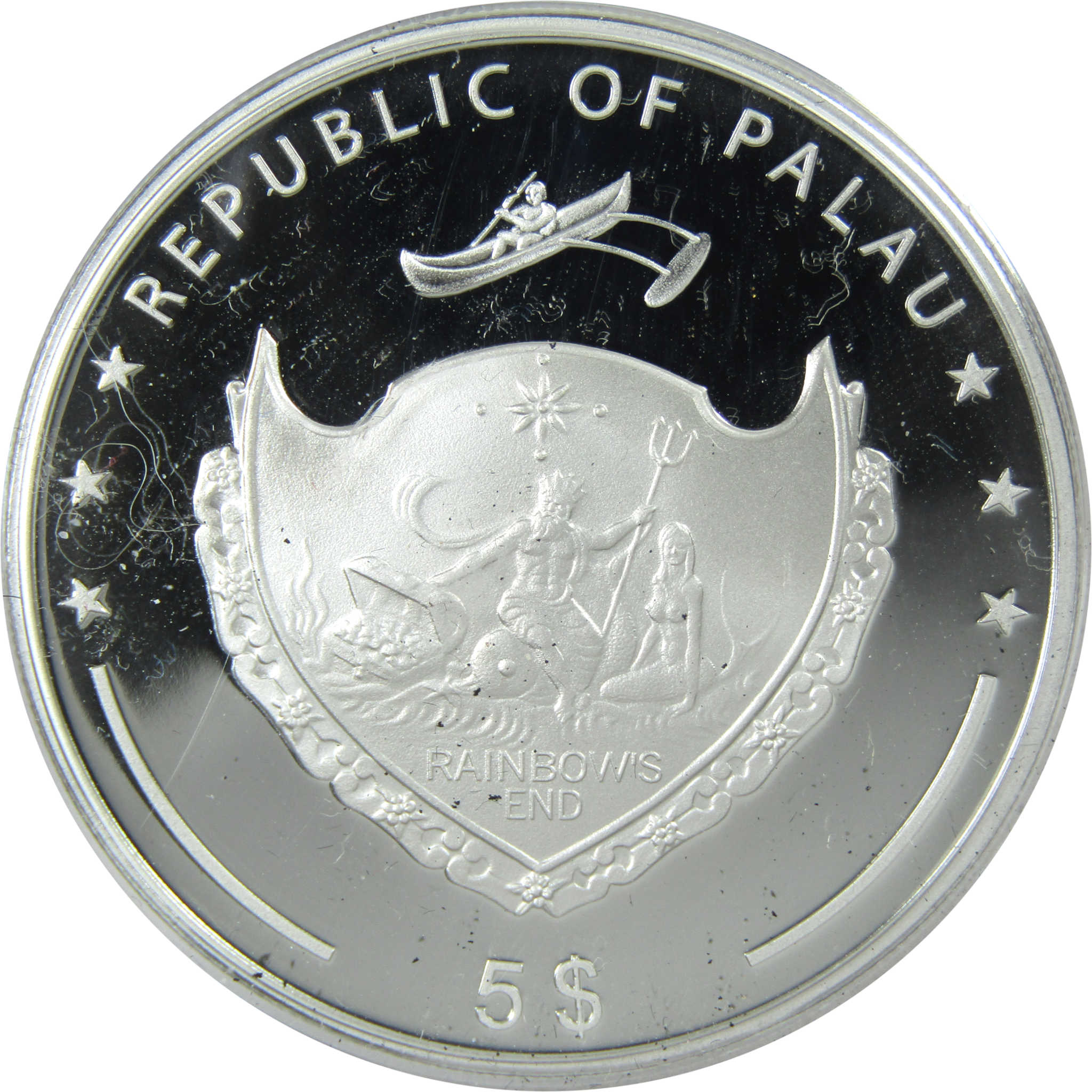 2010 Statue of Liberty Palau Proof Comm 25 g .925 Silver SKU:CPC7055