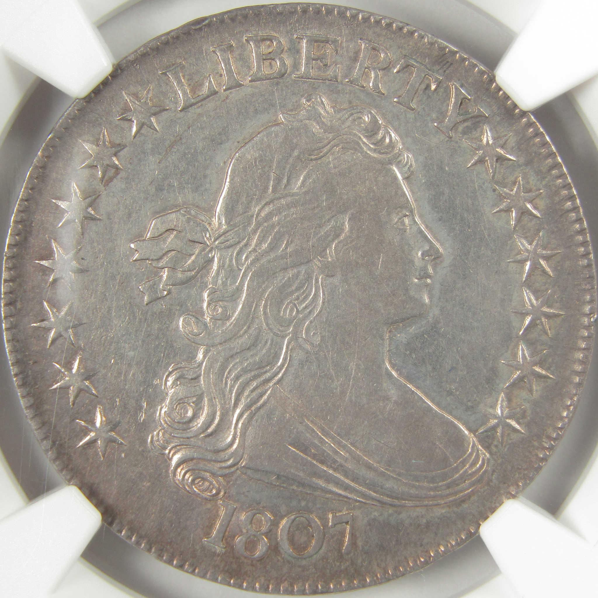 1807 Draped Bust Half Dollar AU Details NGC Silver SKU:CPC0866