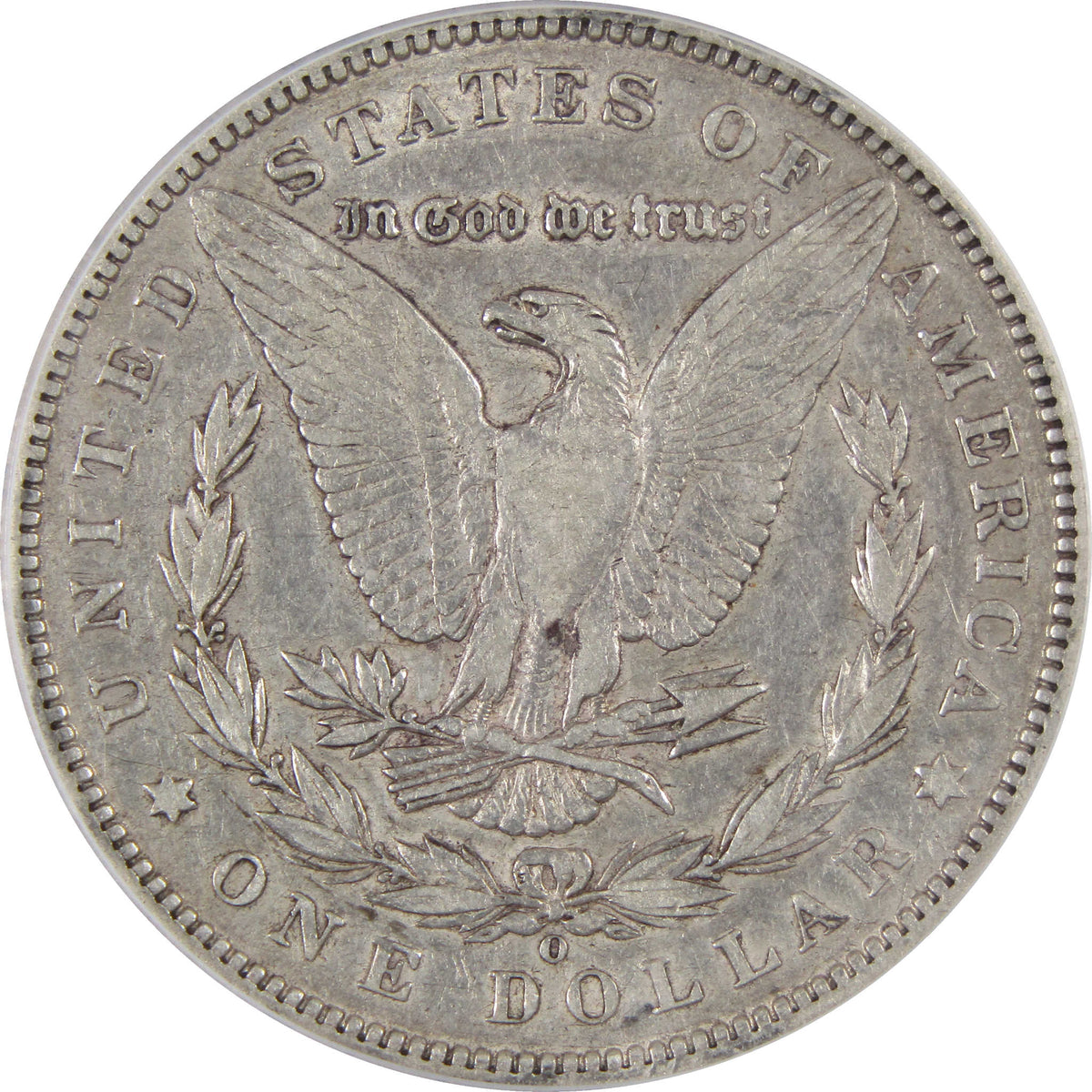 1893 O Morgan Silver Dollar VF 35 ICG $1 Coin Collectible SKU:I29072