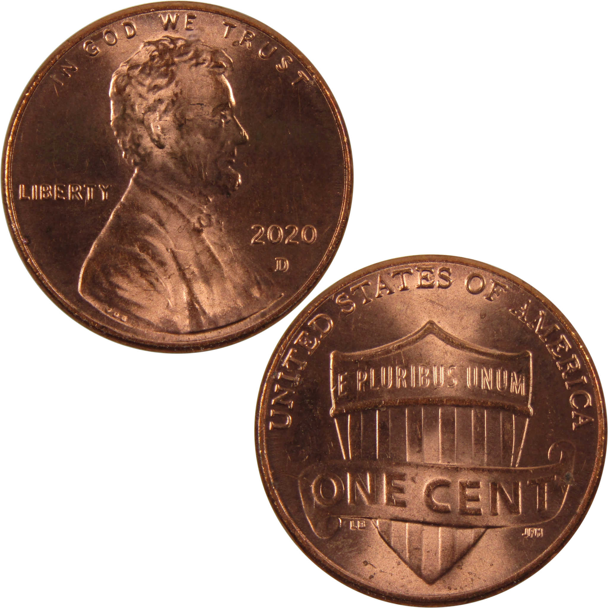 2020 D Lincoln Shield Cent BU Uncirculated Penny 1c Coin