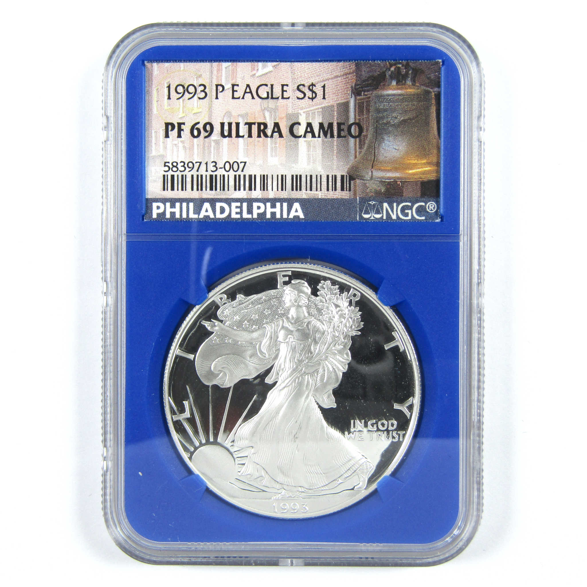 1993 P American Silver Eagle PF 69 UCAM NGC Philadelphia SKU:CPC7855