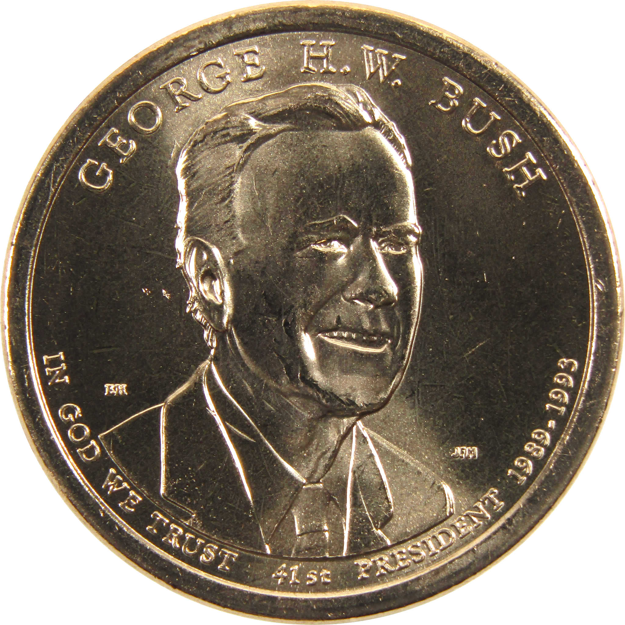2020 P George H W Bush Presidential Dollar BU Uncirculated $1 Coin