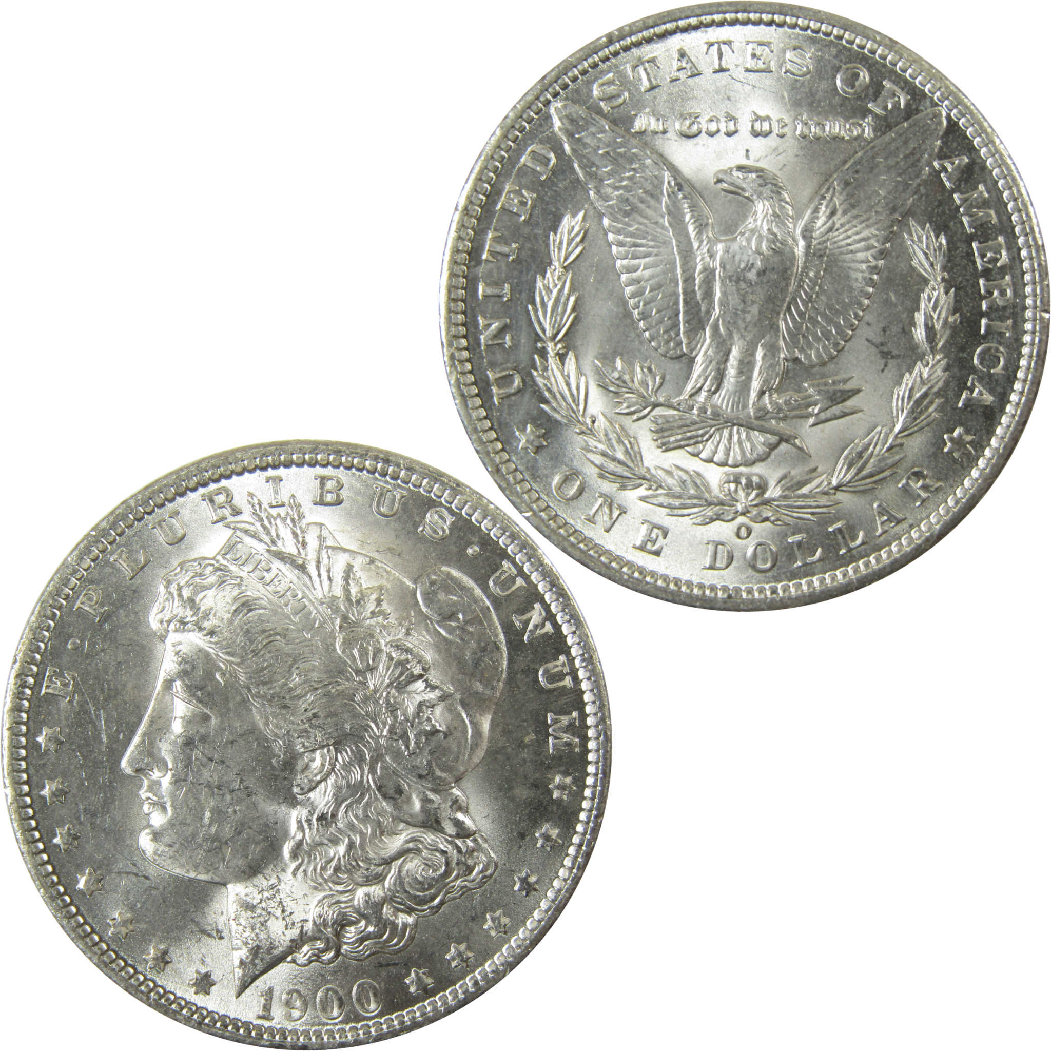 1900 O Morgan Silver Dollar Uncirculated Mint State $1 Coin SKU:I27808