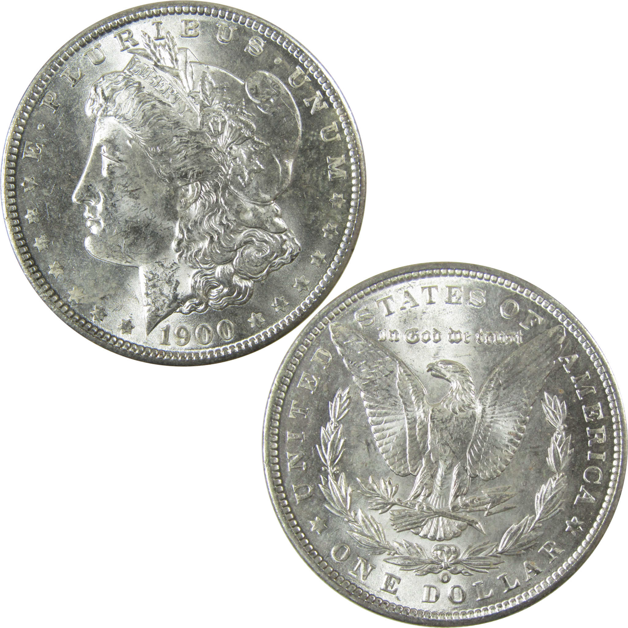 1900 O Morgan Silver Dollar Uncirculated Mint State $1 Coin SKU:I27807