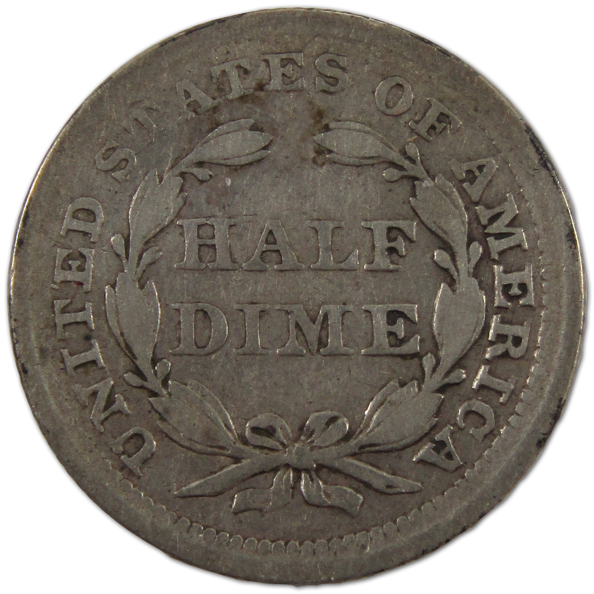 1857 Seated Liberty Half Dime VF Very Fine Silver 5c Coin SKU:I10532