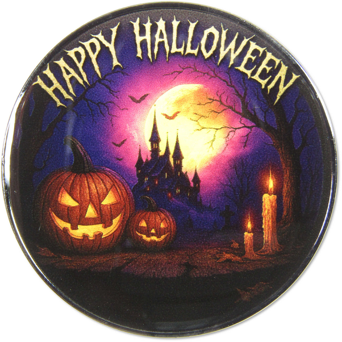 Happy Halloween Black Metal Challenge Coin Collectible
