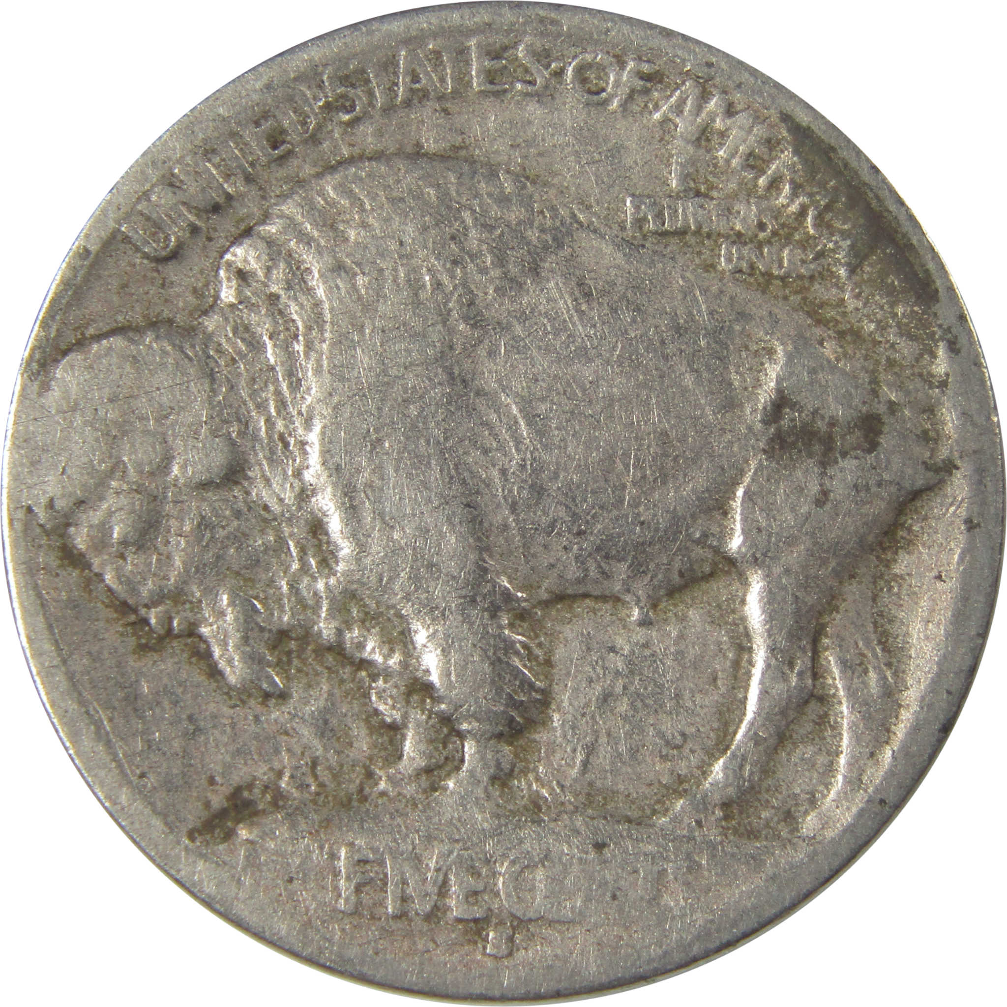 1913 S Type 1 Indian Head Buffalo Nickel FR Fair Details SKU:I22833