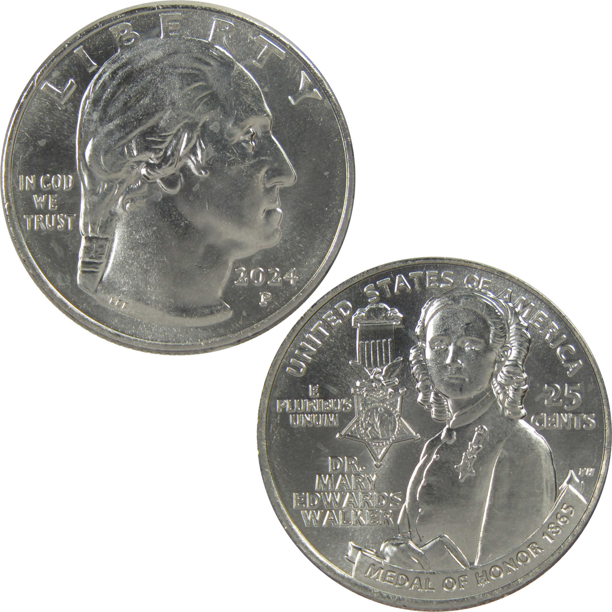 2024 P Mary Edwards Walker American Women Quarter Uncirculated Clad