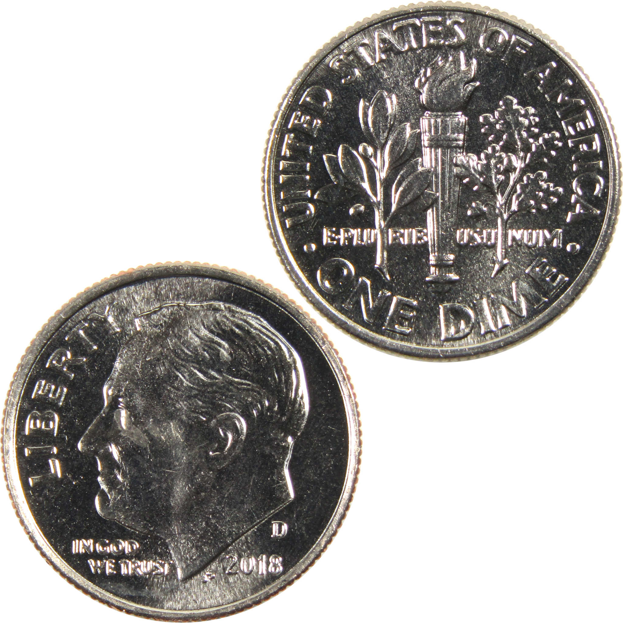 2018 D Roosevelt Dime BU Uncirculated Clad 10c Coin