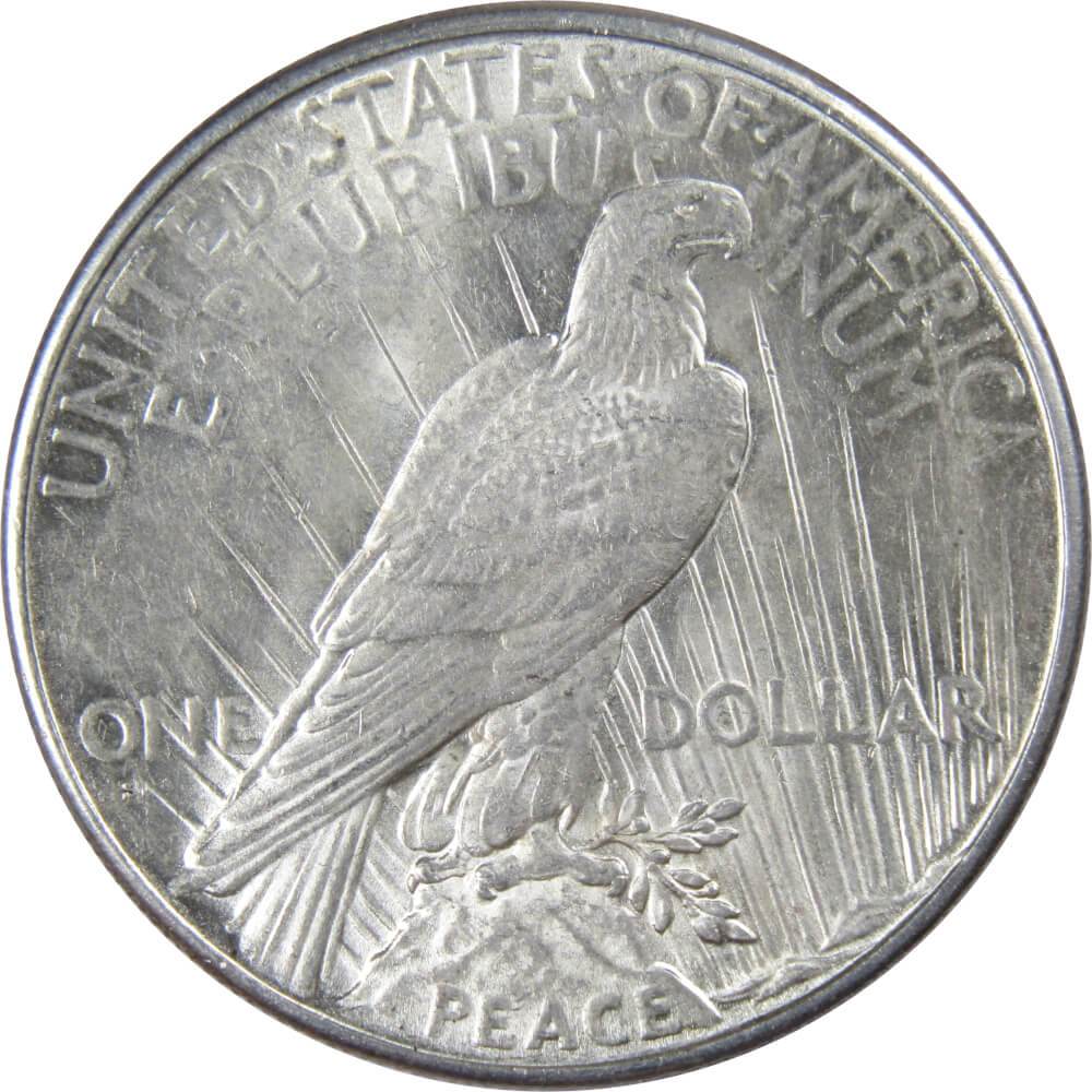 1926 S Peace Dollar AU About Uncirculated Silver $1 Coin