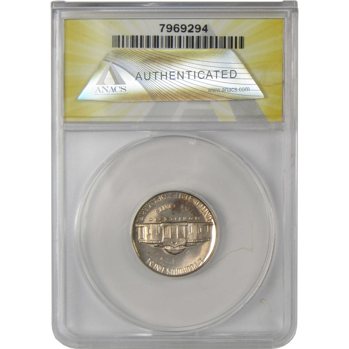 1950 Jefferson Nickel PF 64 ANACS Proof 5c Coin Collectible SKU:I28763