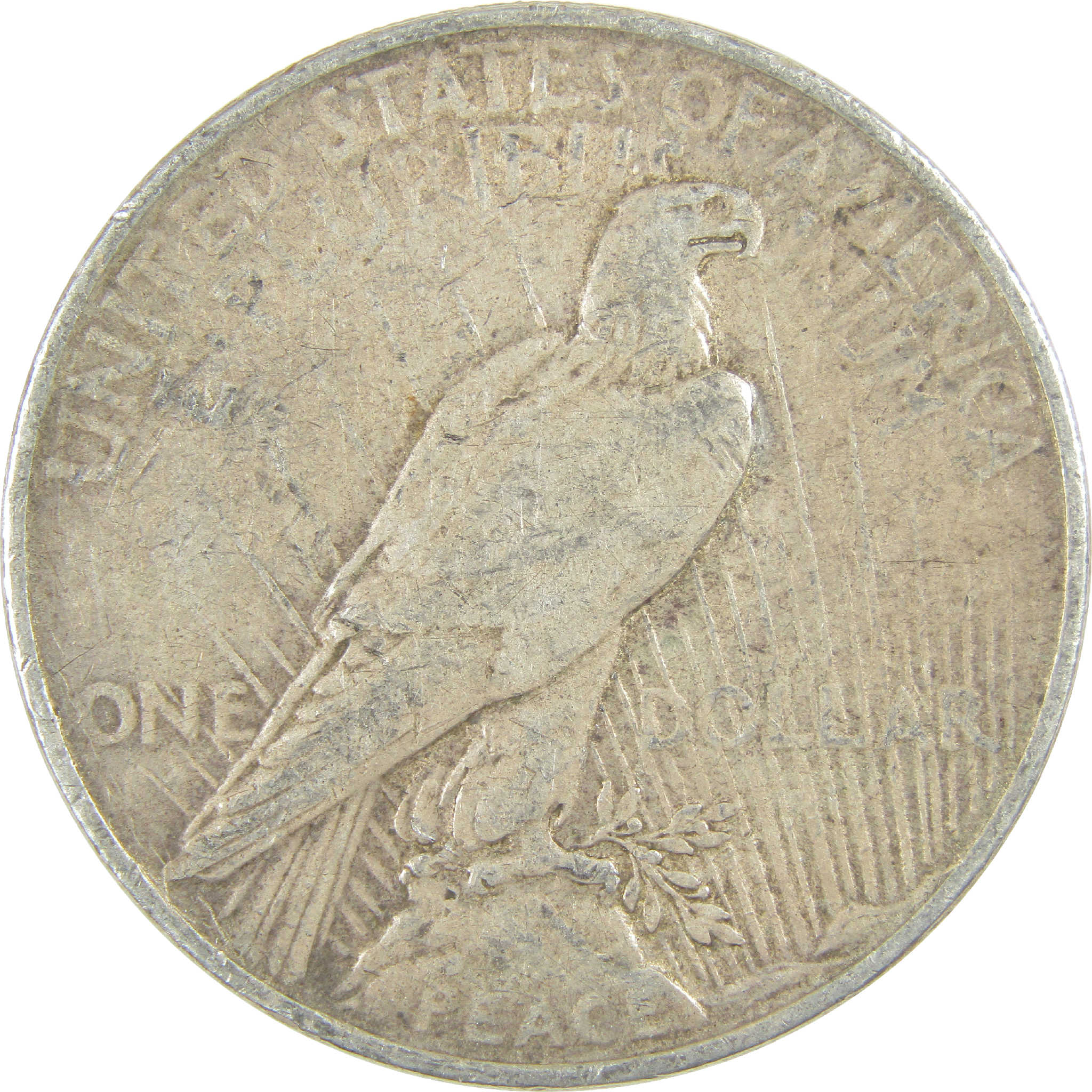 1922 Peace Dollar F Fine Silver $1 Coin