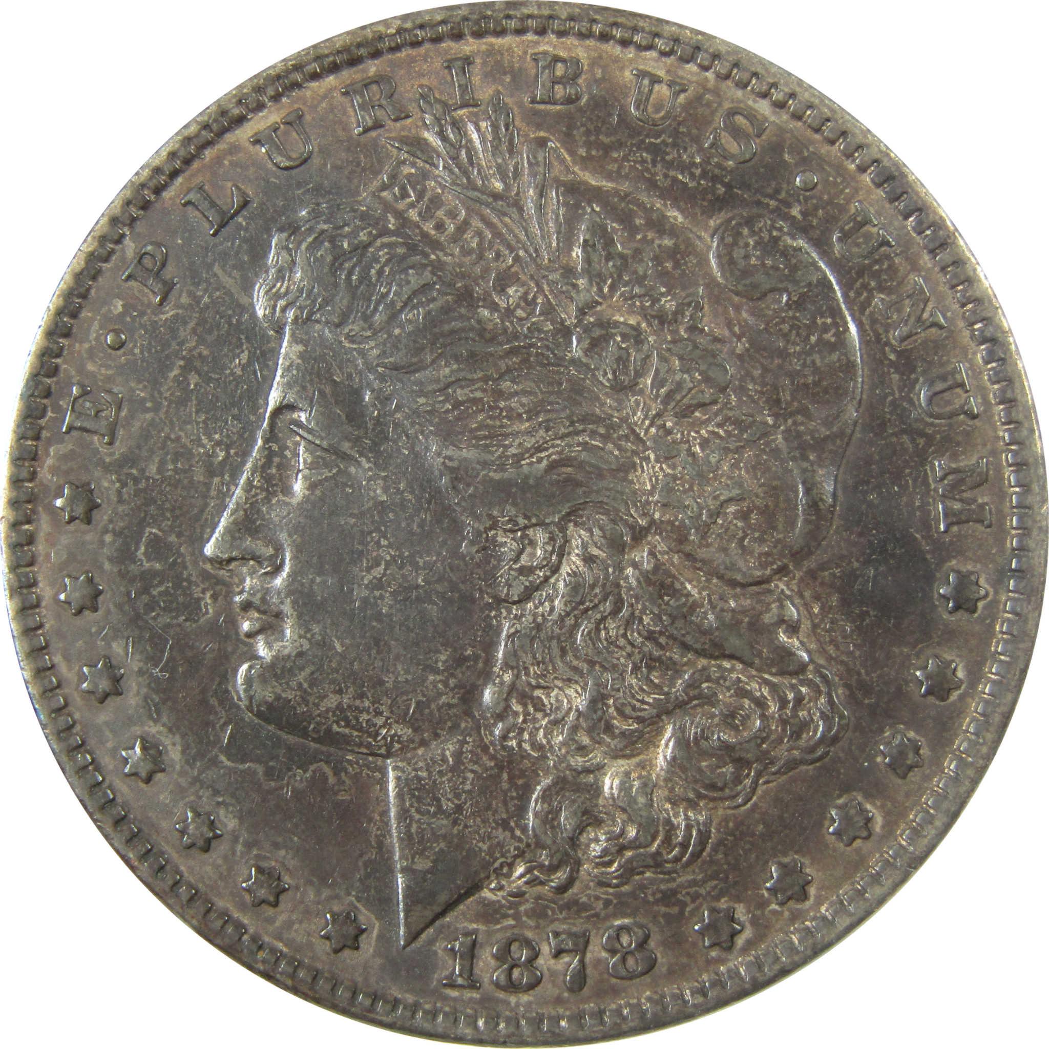 1878 7/8TF Morgan Silver Dollar VF Very Fine Toned SKU:CP541