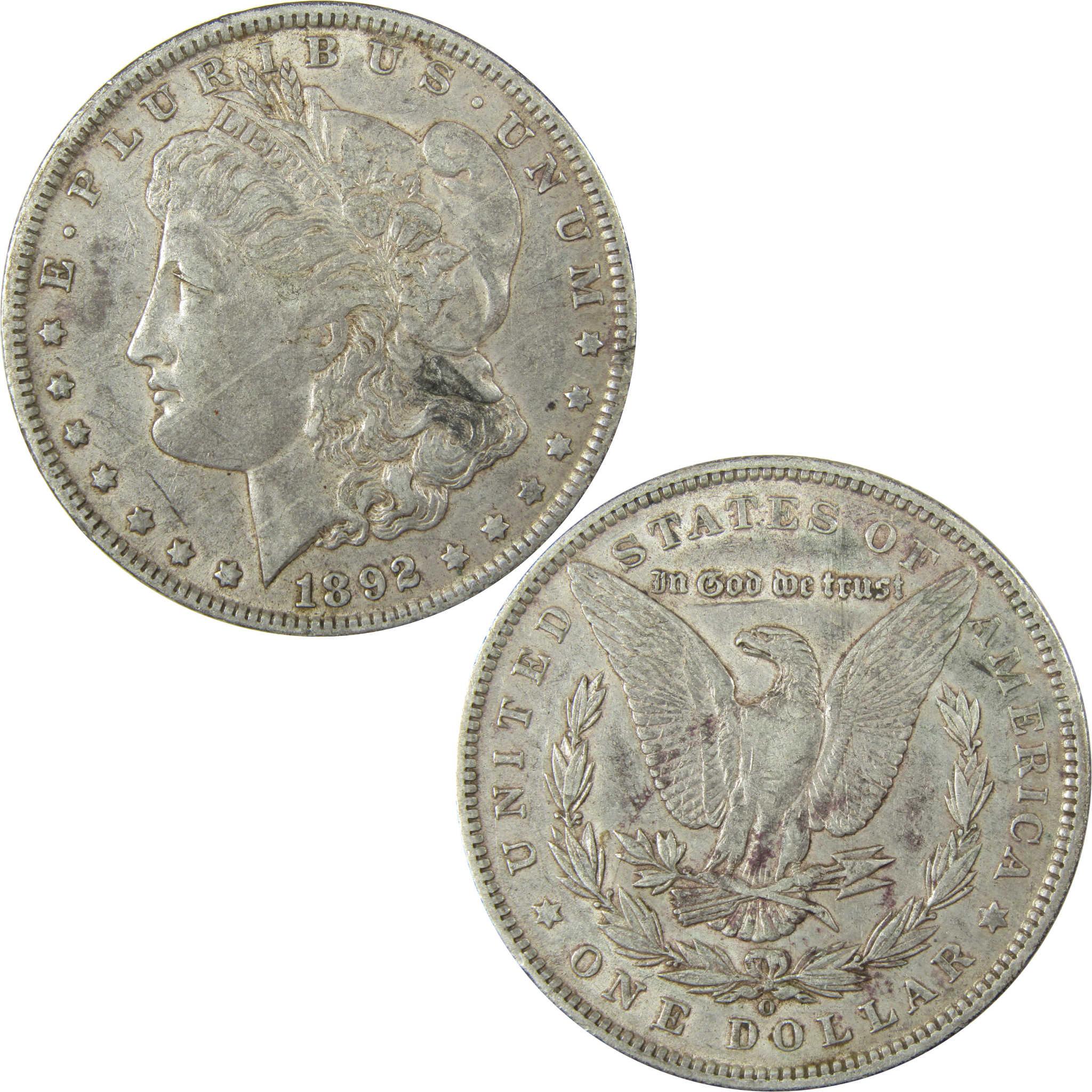 1892 O Morgan Silver Dollar XF EF Extremely Fine $1 Coin SKU:CP1388 - Morgan coin - Morgan silver dollar - Morgan silver dollar for sale - Profile Coins &amp; Collectibles