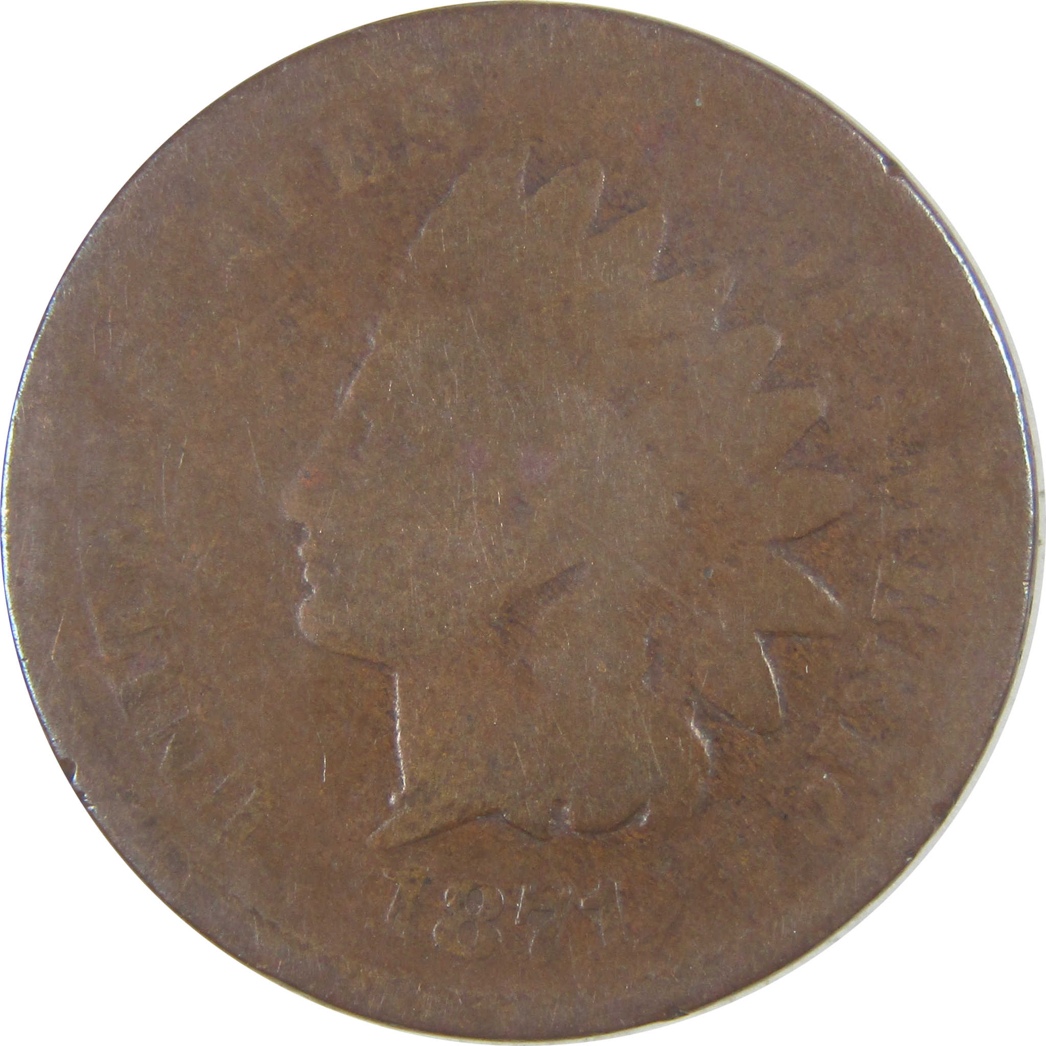 1871 Indian Head Cent G Good Penny 1c Coin SKU:I16823