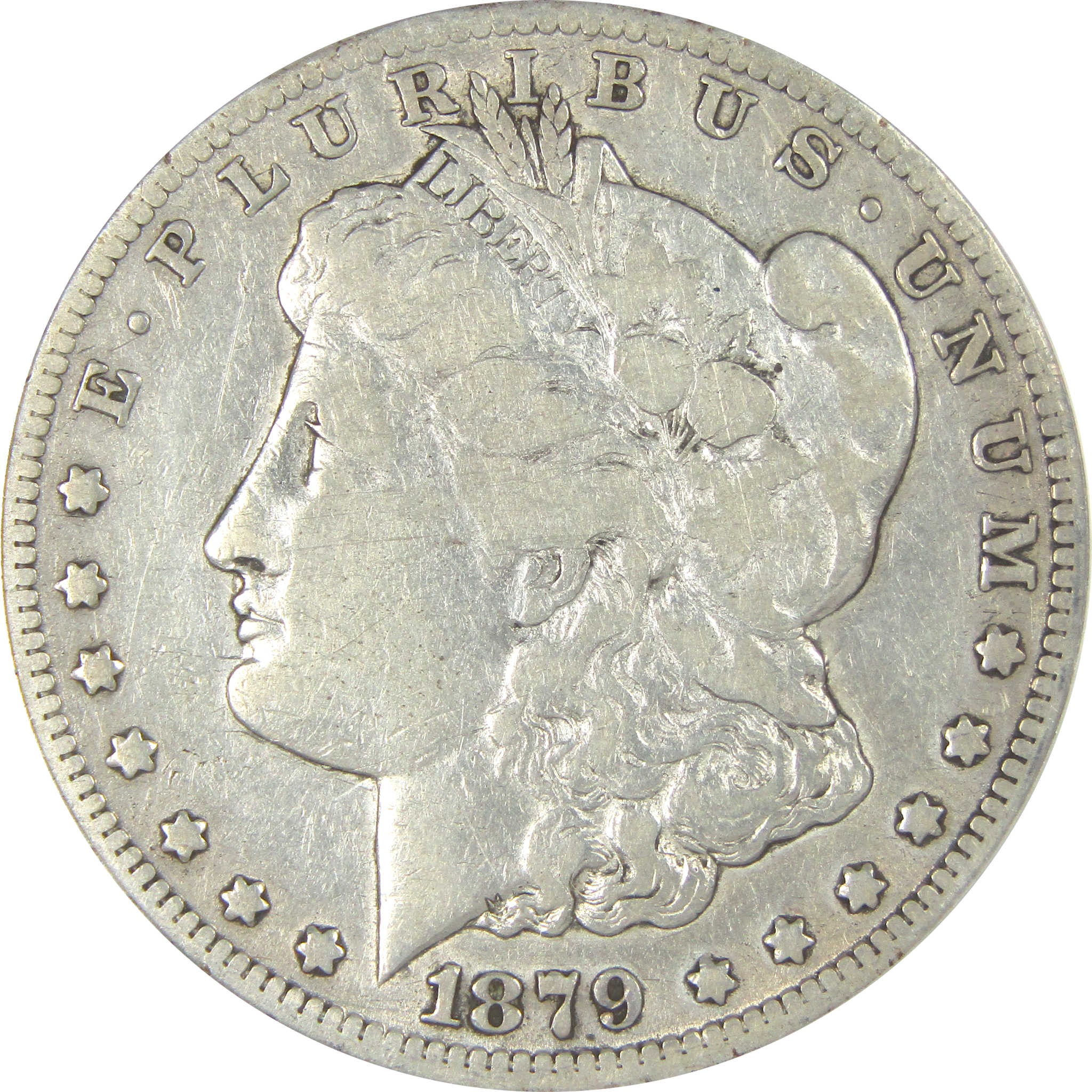 1879 CC Morgan Dollar VF 25 Details ANACS Silver $1 Coin SKU:I16190 - Morgan coin - Morgan silver dollar - Morgan silver dollar for sale - Profile Coins &amp; Collectibles