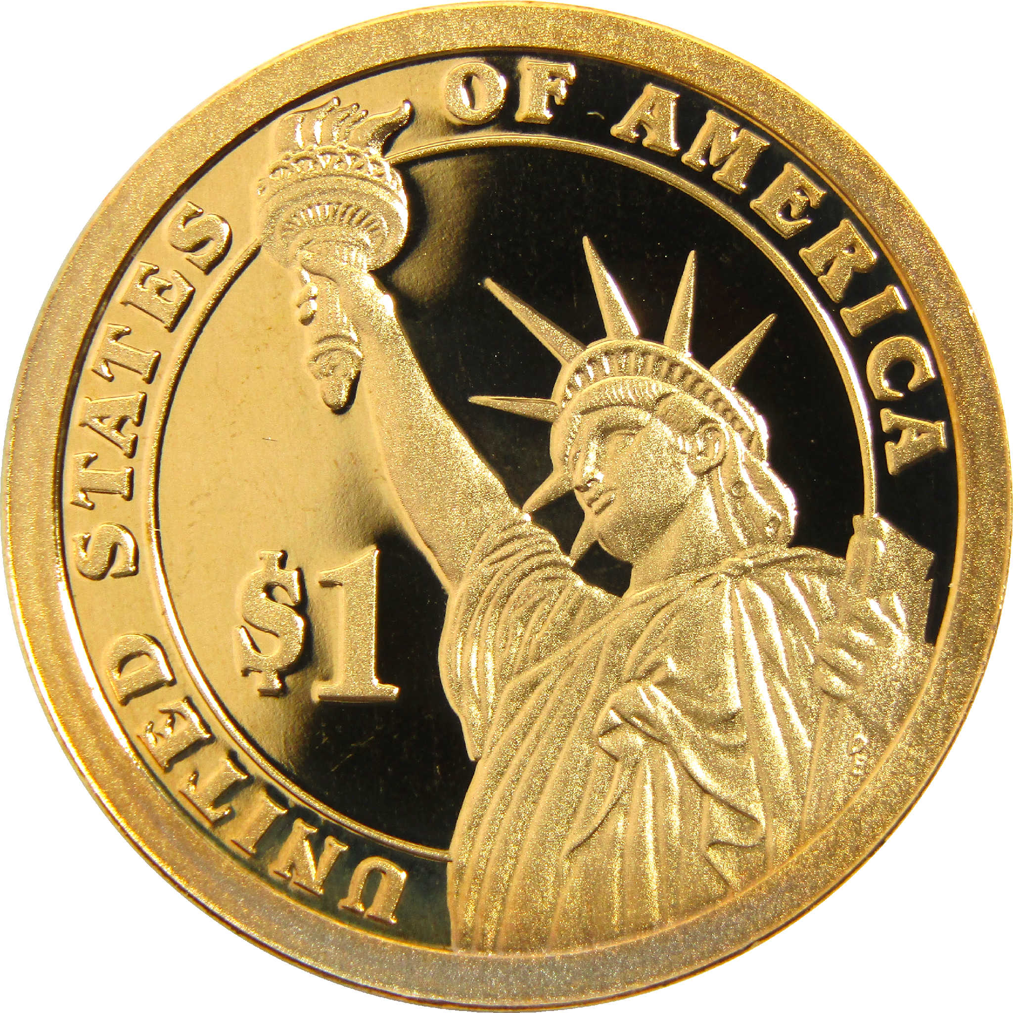 2010 S Franklin Pierce Presidential Dollar Choice Proof $1 Coin
