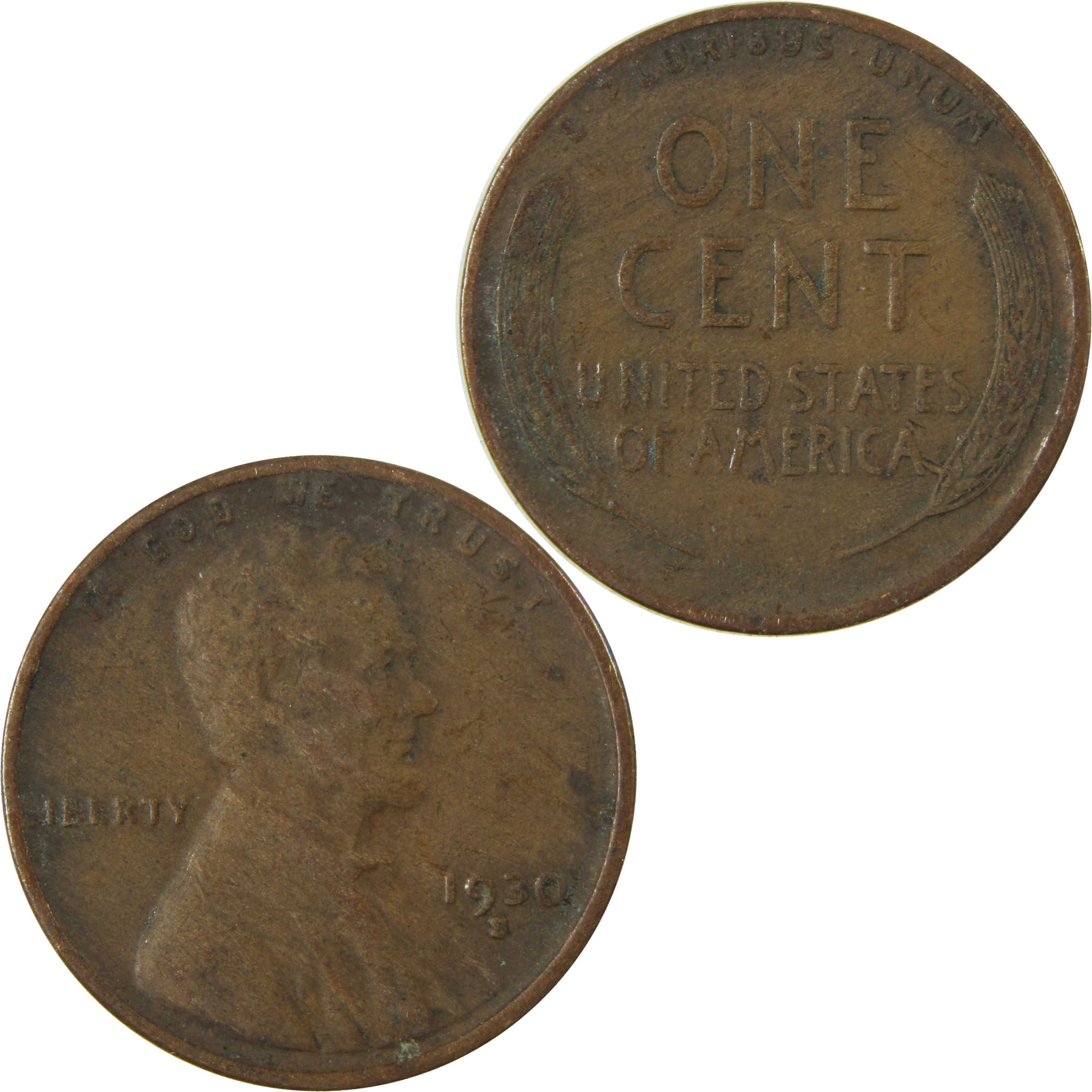 1930 S Lincoln Wheat Cent VF Very Fine Penny 1c Coin SKU:I27149