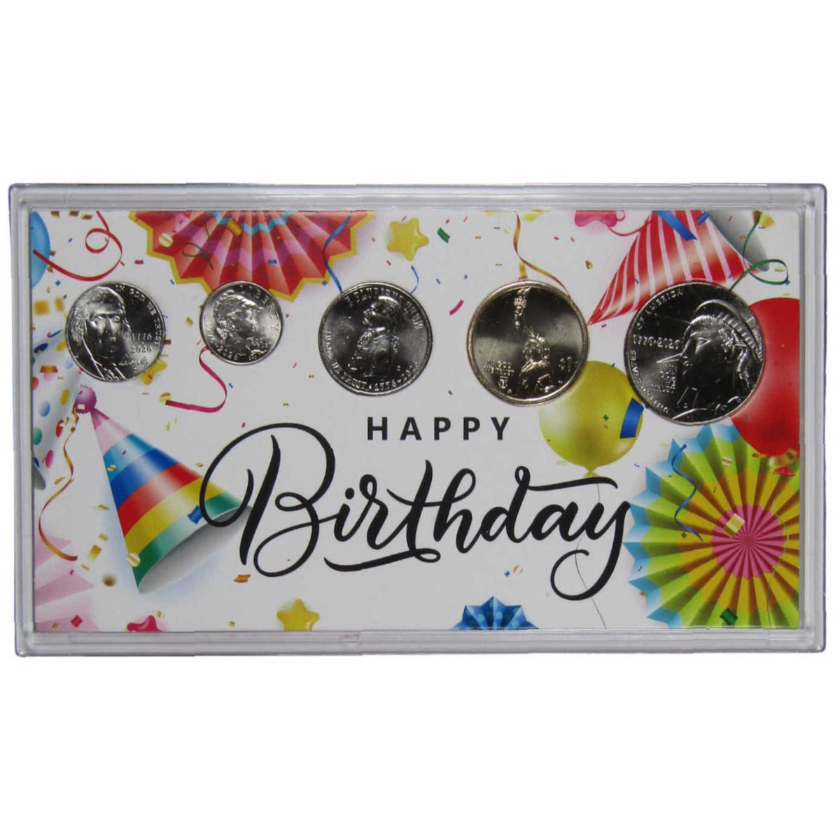 2026 Happy Birthday Semiquincentennial 5 Coin Year Set Uncirculated
