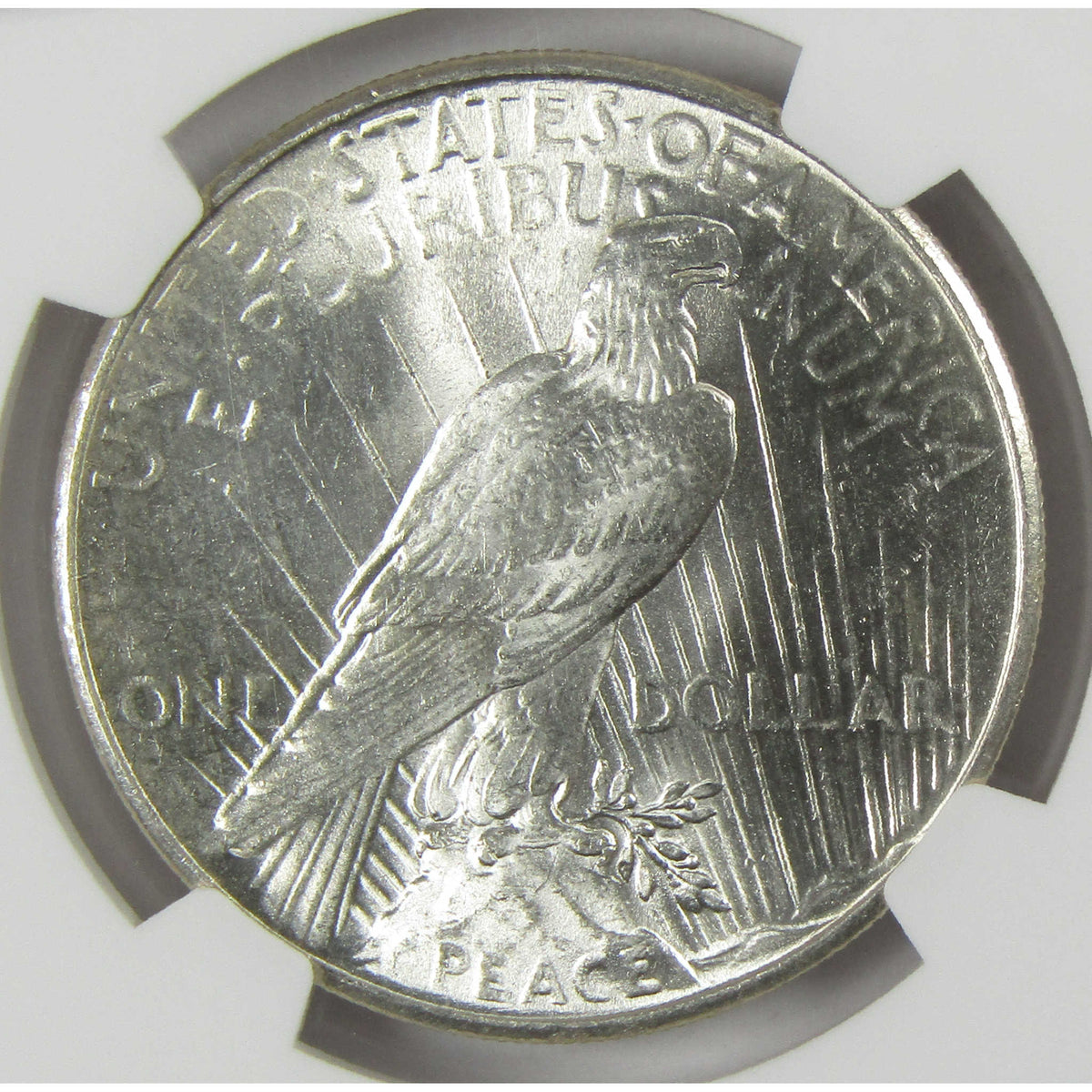 1925 Peace Silver Dollar MS 63 NGC Uncirculated $1 Coin Collectible