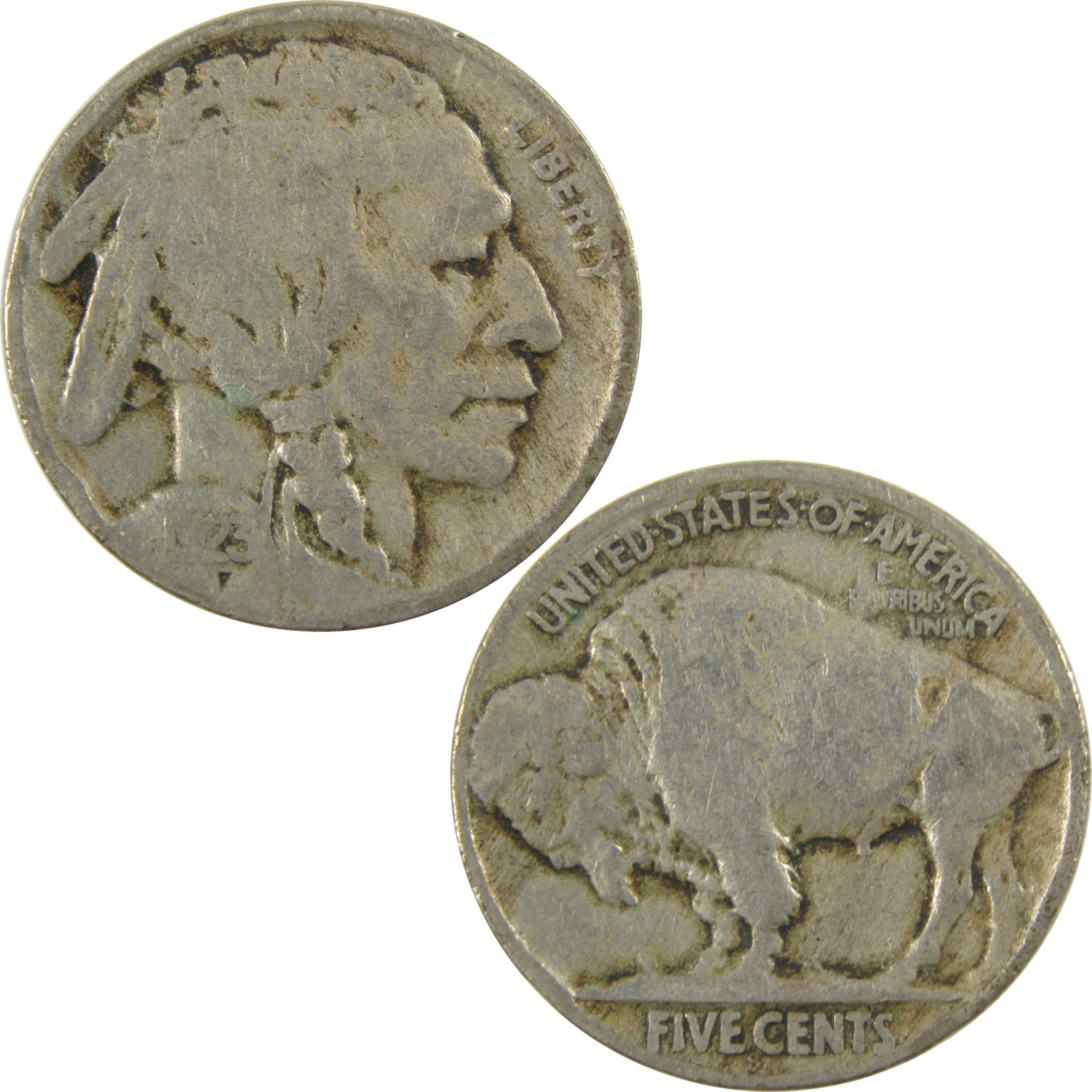 1923 S Indian Head Buffalo Nickel F Fine 5c Coin SKU:I28227