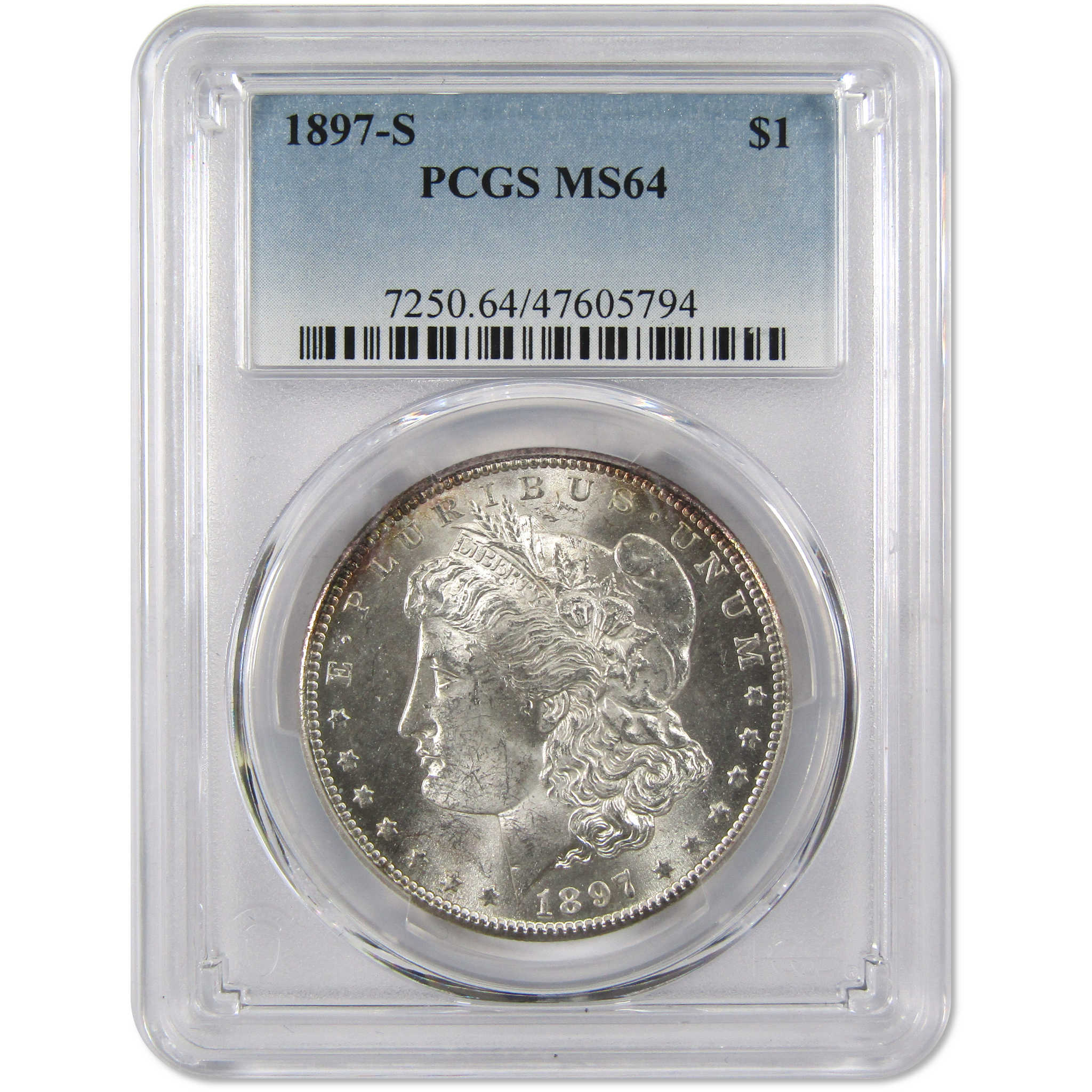 1897 S Morgan Dollar MS 64 PCGS 90% Silver $1 Coin SKU:I9604 - Morgan coin - Morgan silver dollar - Morgan silver dollar for sale - Profile Coins &amp; Collectibles