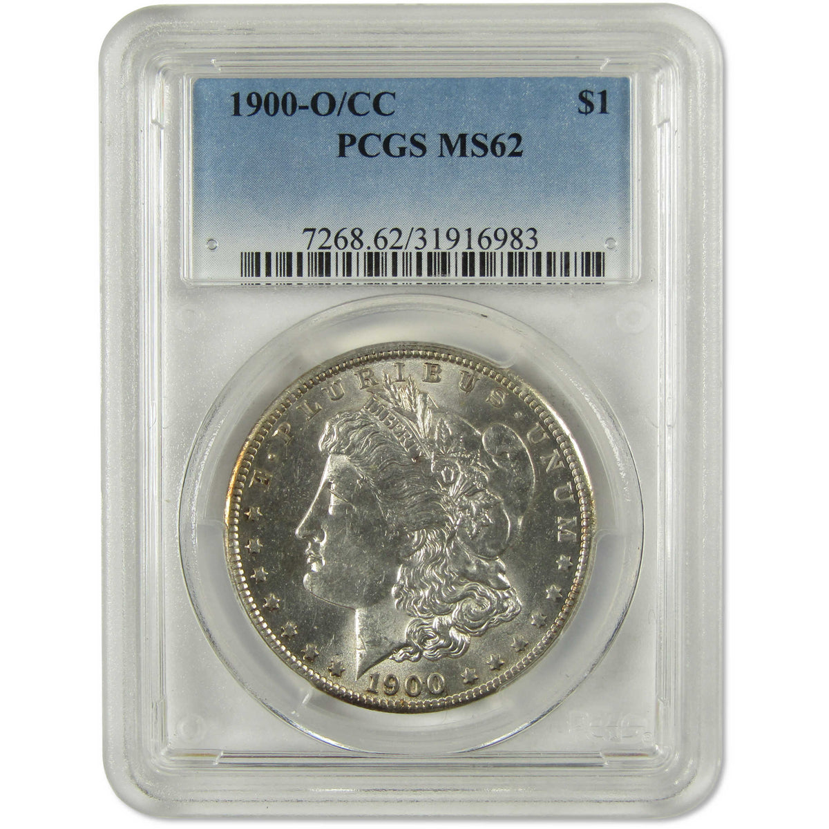 1900 O/CC Morgan Silver Dollar MS 62 PCGS Uncirculated $1 Coin - Morgan coin - Morgan silver dollar - Morgan silver dollar for sale - Profile Coins &amp; Collectibles