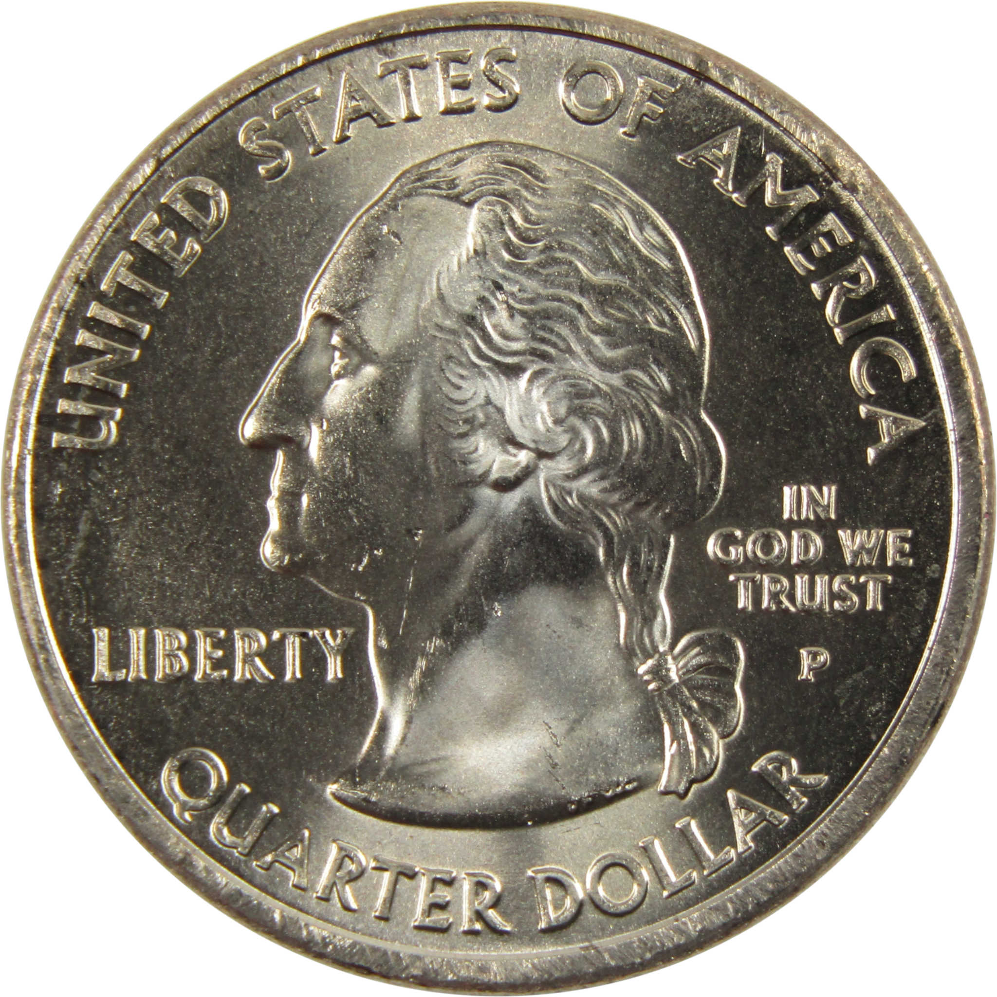 2007 P Washington State Quarter BU Uncirculated Clad 25c Coin