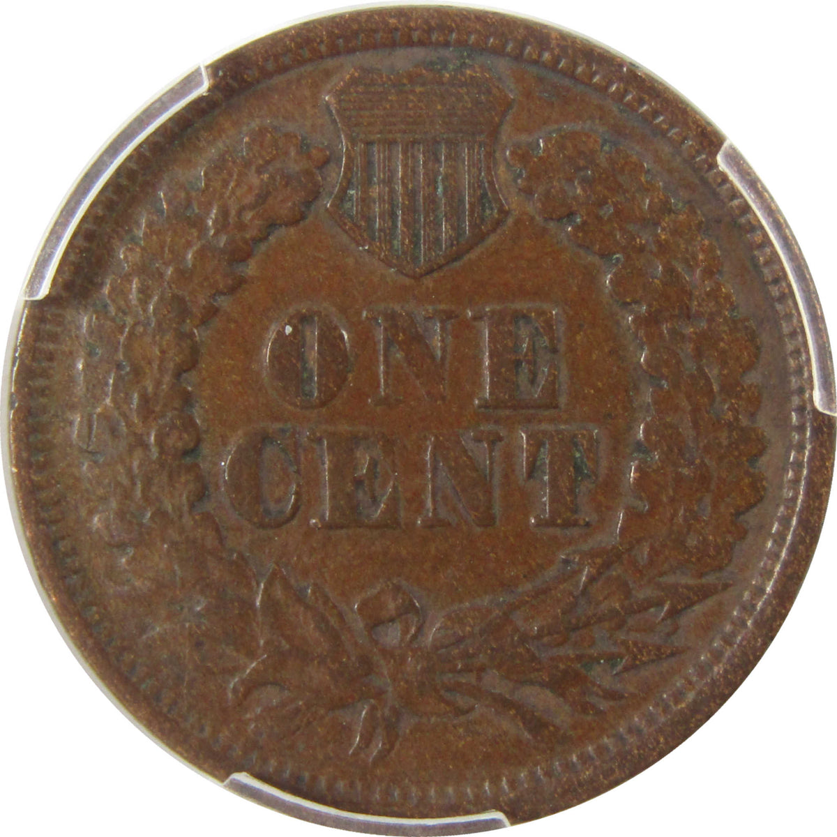 1865 Fancy 5 Indian Head Cent VF Details PCGS Penny 1c Coin SKU:I29342