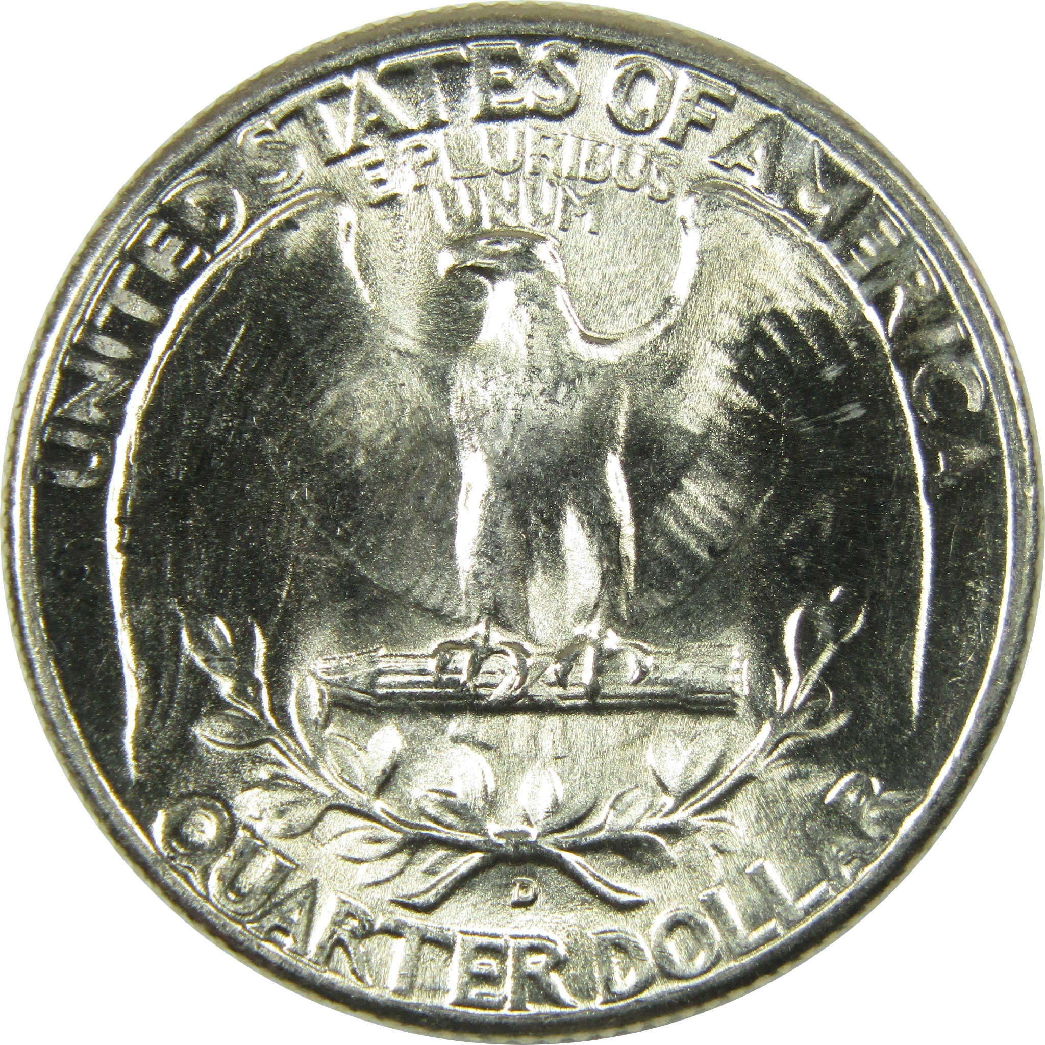 1946 D Washington Silver Quarter Uncirculated Mint State 25c Coin