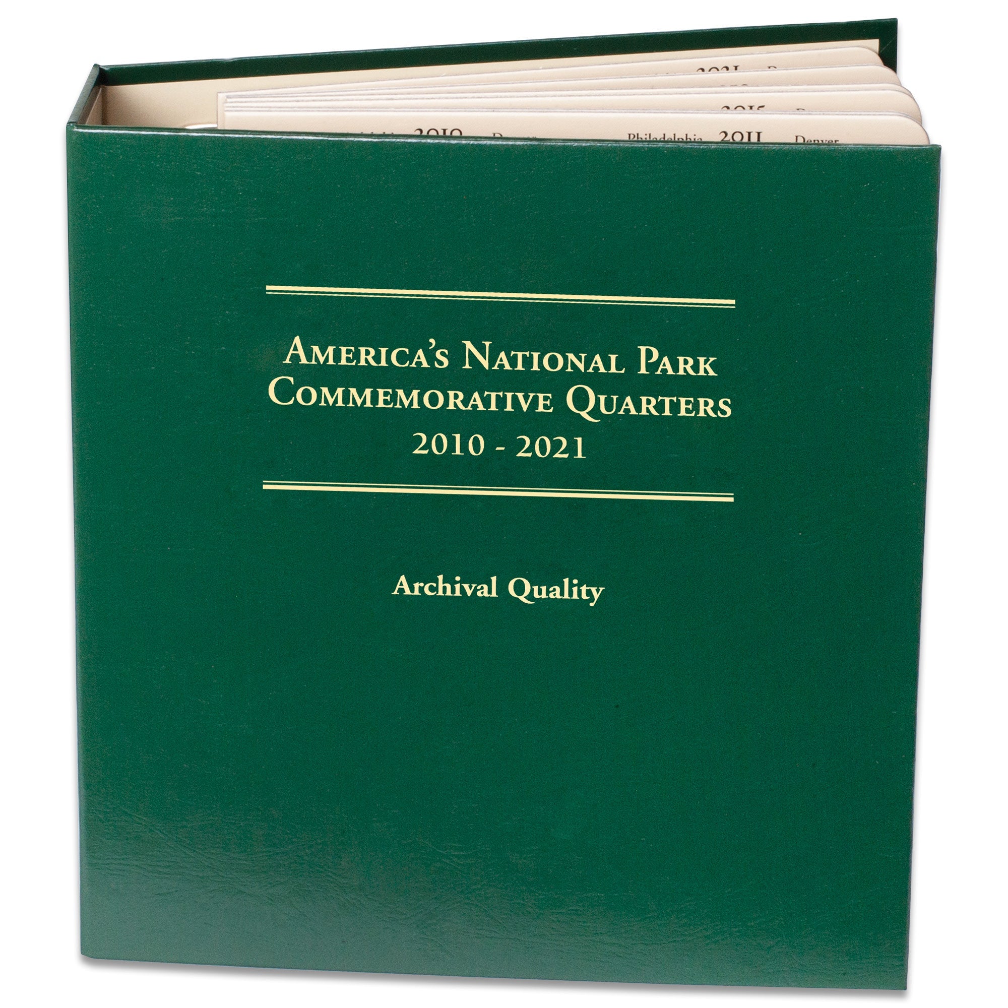 2010-2021 P&D America's National Park Quarter Series Coin Album