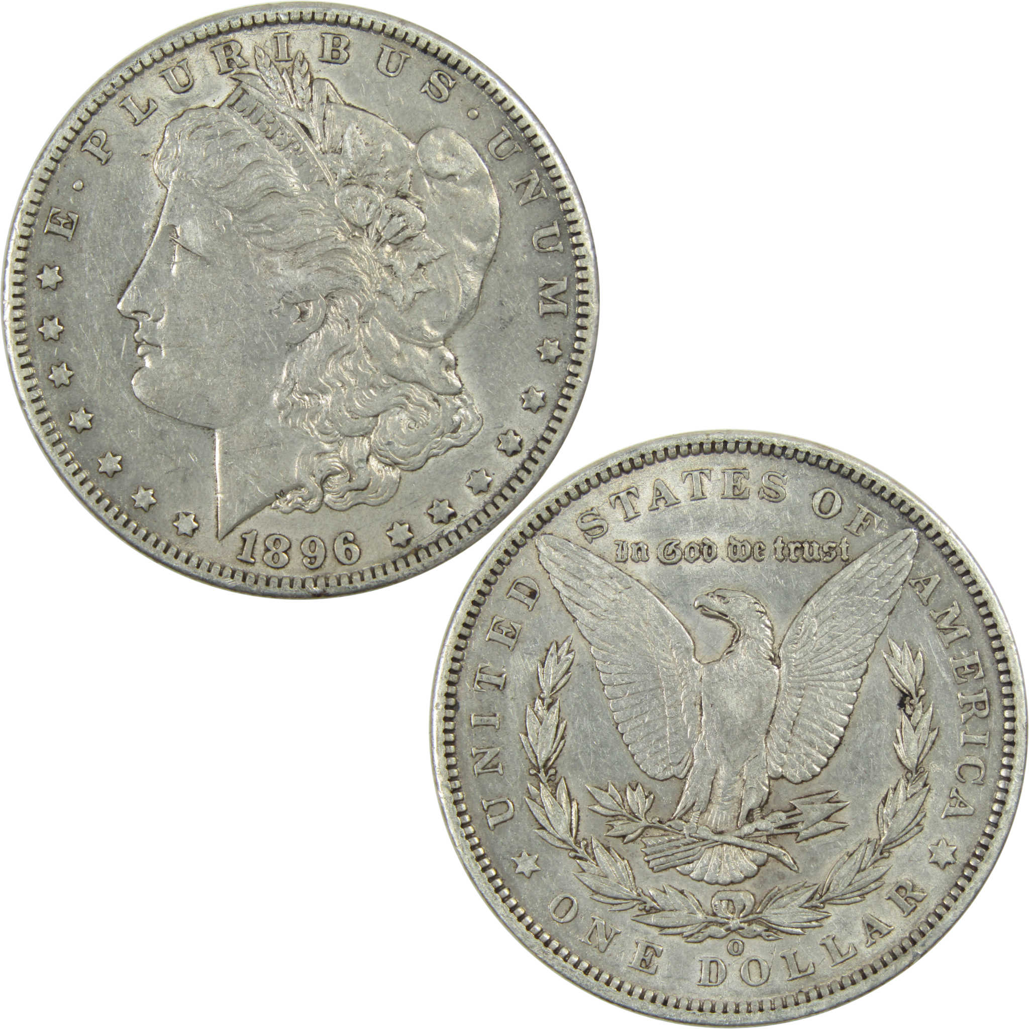 1896 O Morgan Dollar XF EF Extremely Fine Silver $1 Coin SKU:I12827 - Morgan coin - Morgan silver dollar - Morgan silver dollar for sale - Profile Coins &amp; Collectibles