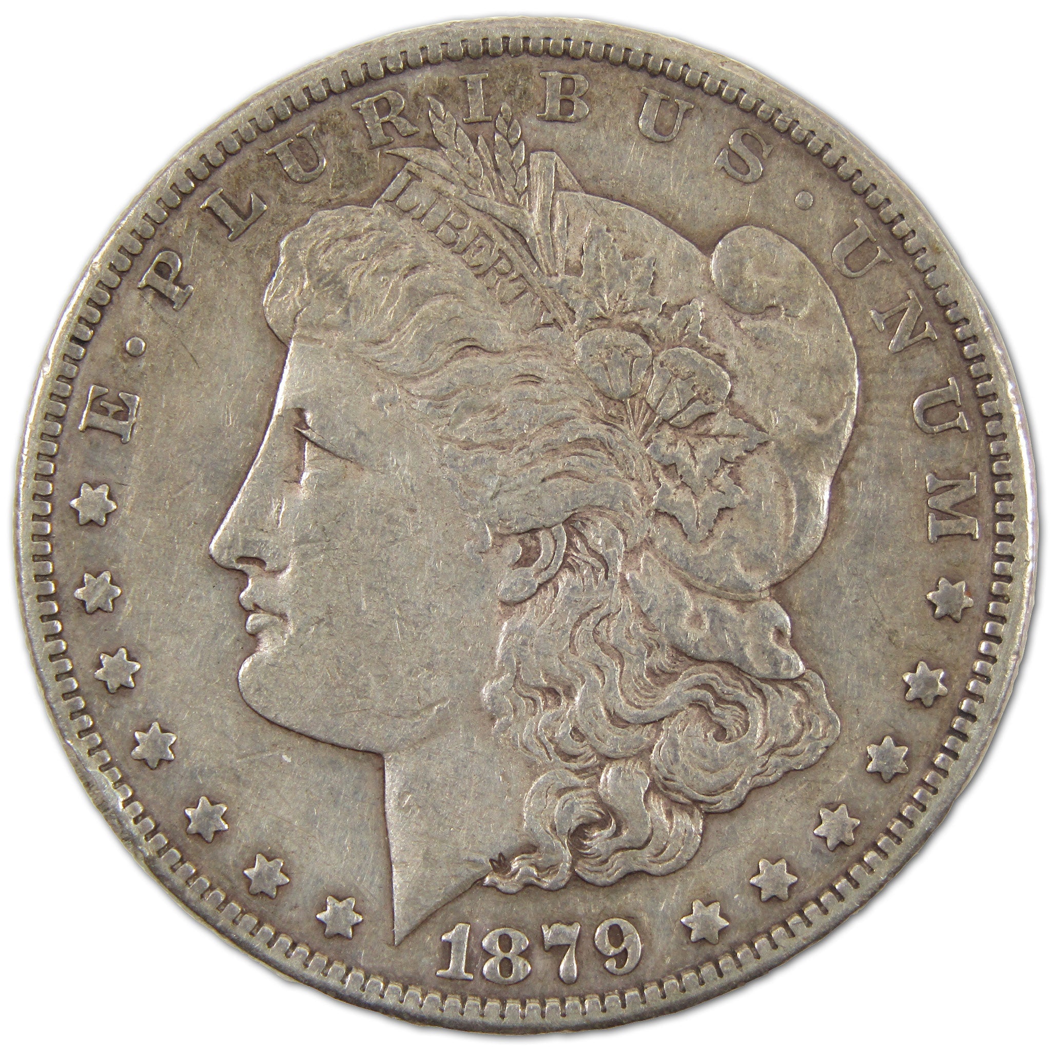 1879 S Rev 78 Morgan Dollar XF EF Extremely Fine Silver $1 SKU:I10576 - Morgan coin - Morgan silver dollar - Morgan silver dollar for sale - Profile Coins &amp; Collectibles