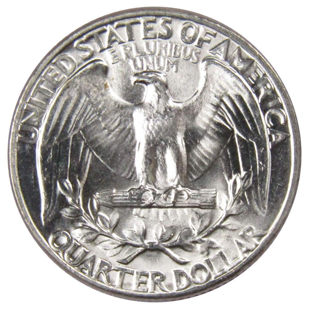 1945 Washington Silver Quarter Uncirculated Mint State 25c Coin
