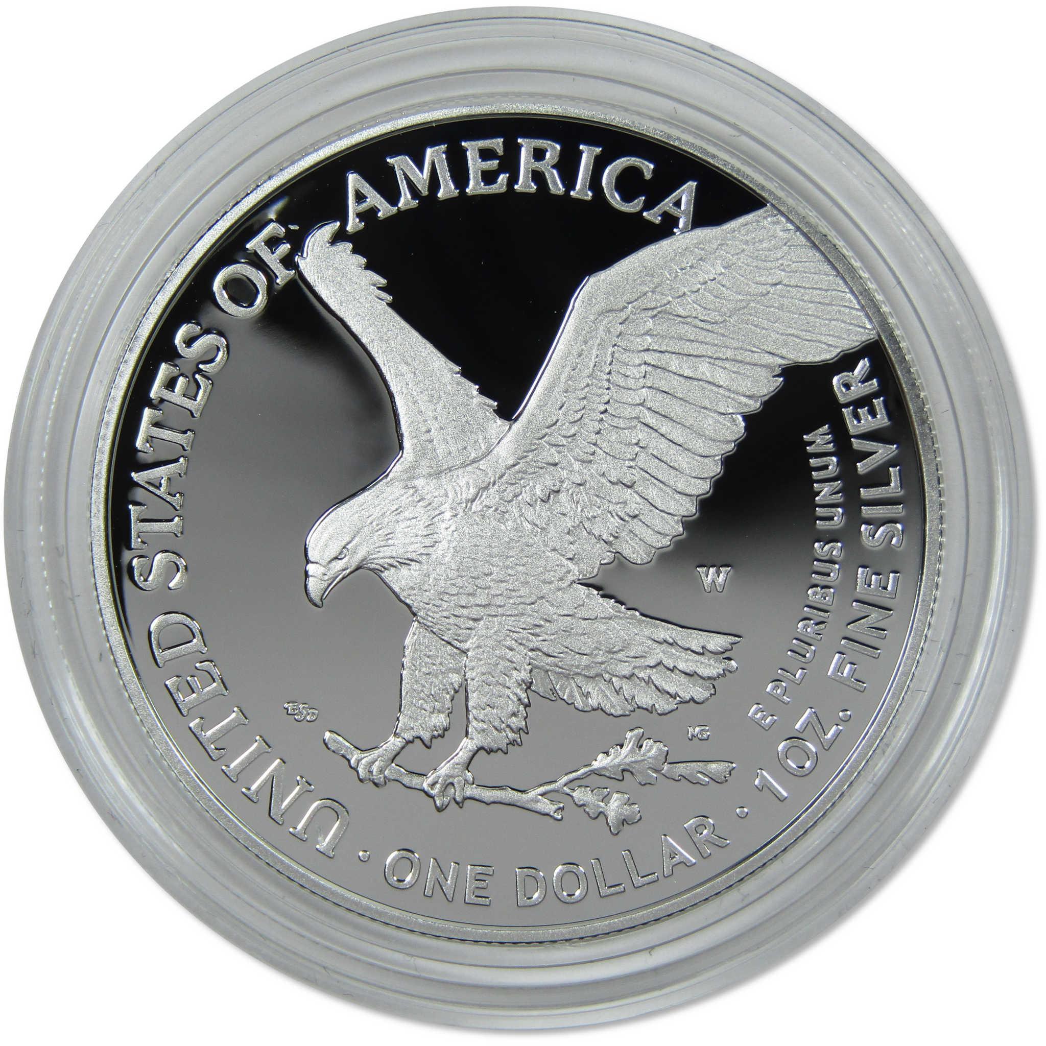 【新品】 オリバーガル Silver Classic Number 2024 W American Silver Eagle Choice Proof Bullion $1 Coin OGP COA