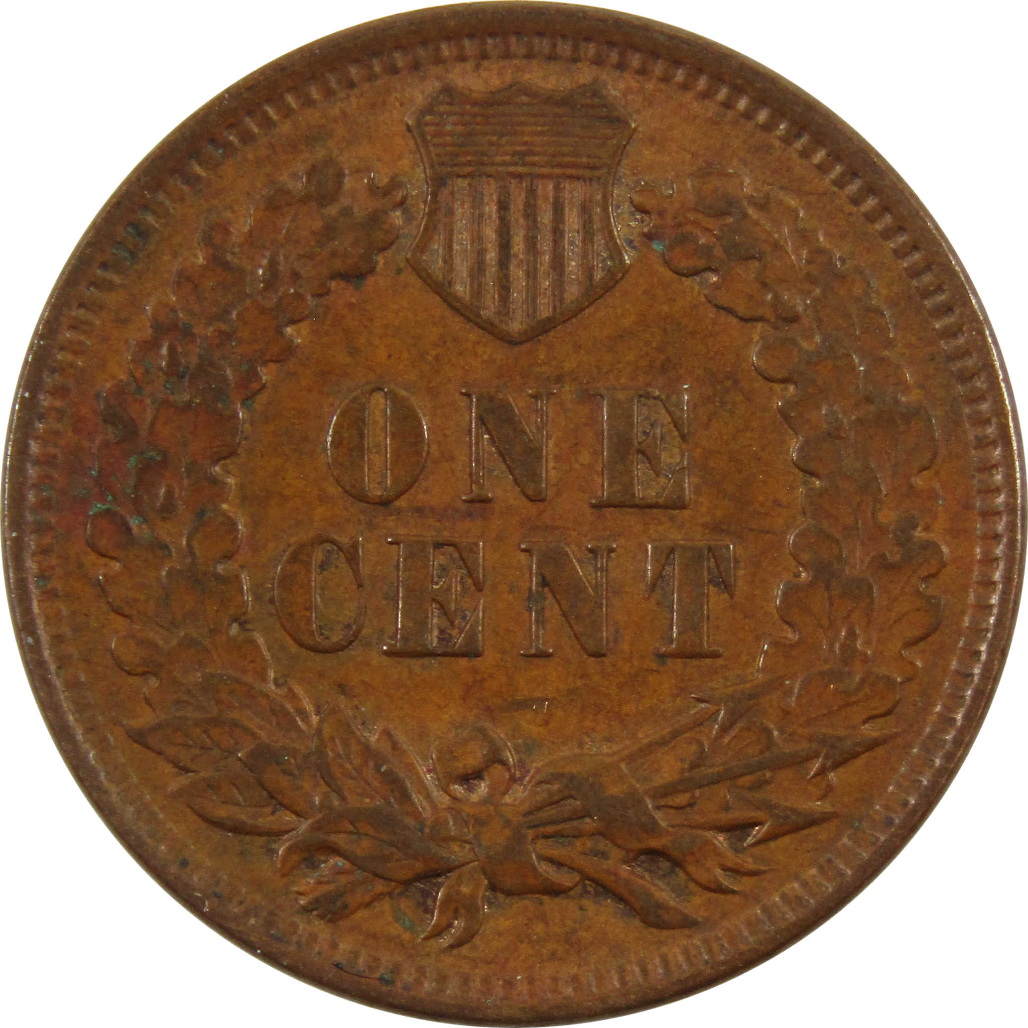 1907 Indian Head Cent AU About Uncirculated Penny 1c Coin SKU:I11152