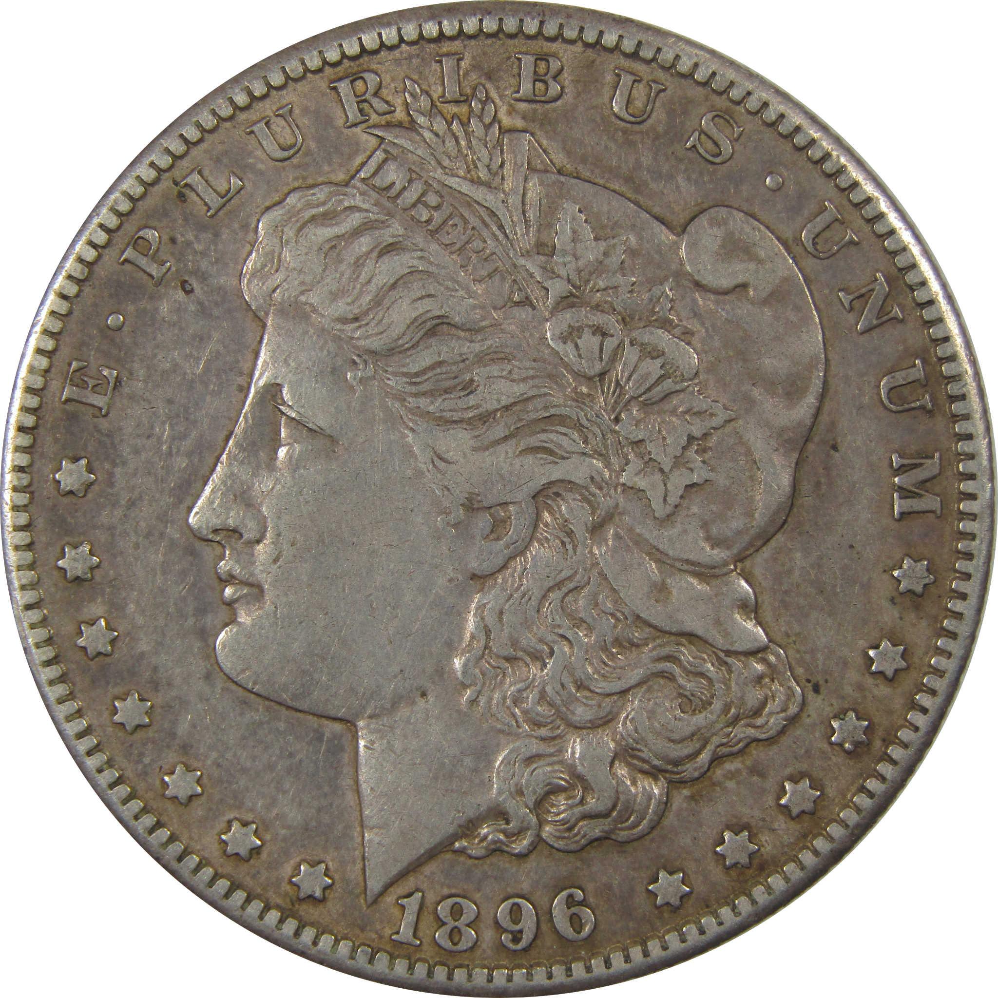 1896 S Morgan Silver Dollar XF EF Extremely Fine $1 Coin SKU:I24054 - Morgan coin - Morgan silver dollar - Morgan silver dollar for sale - Profile Coins &amp; Collectibles