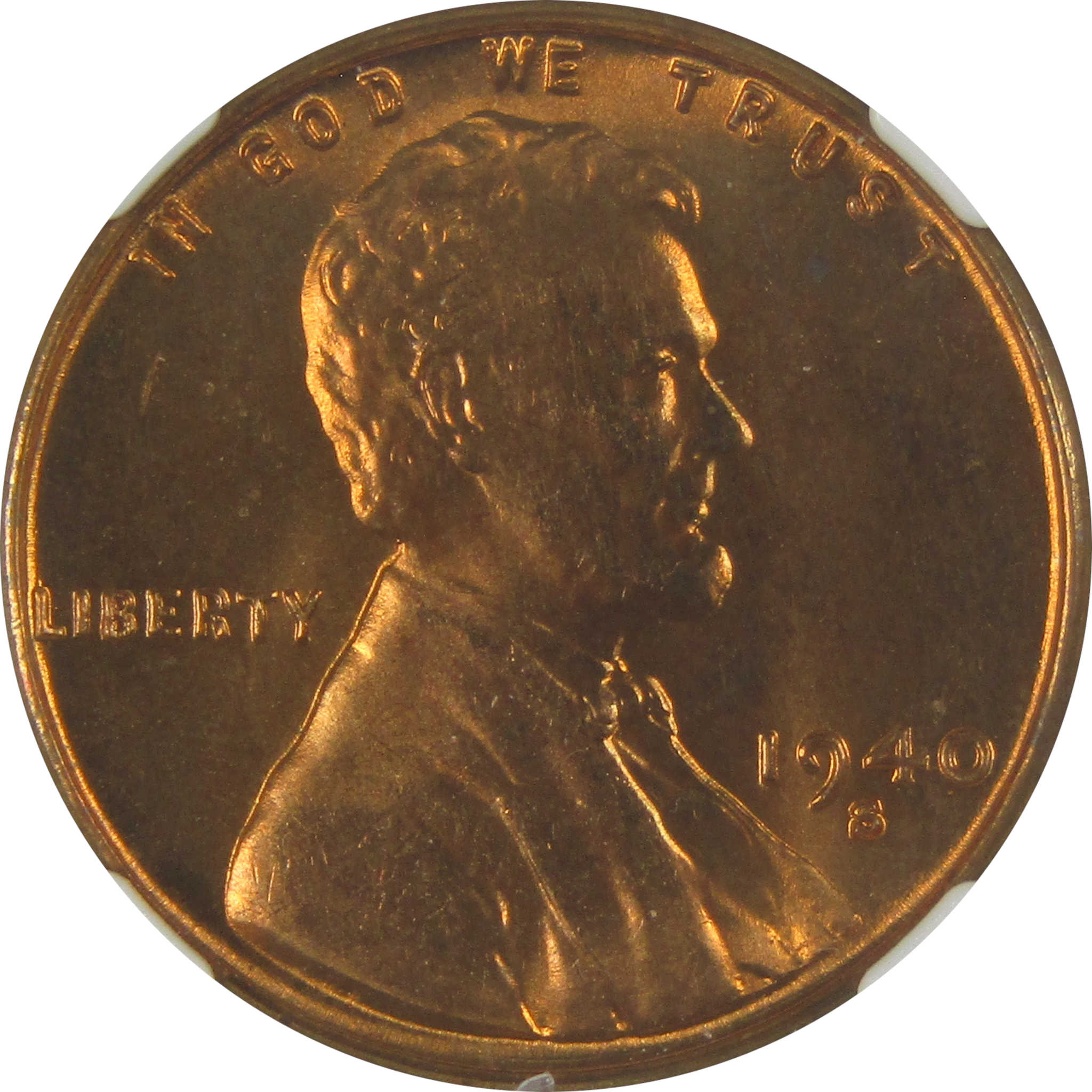 1940 S Lincoln Wheat Cent MS 66 RD NGC Penny Uncirculated SKU:I22625