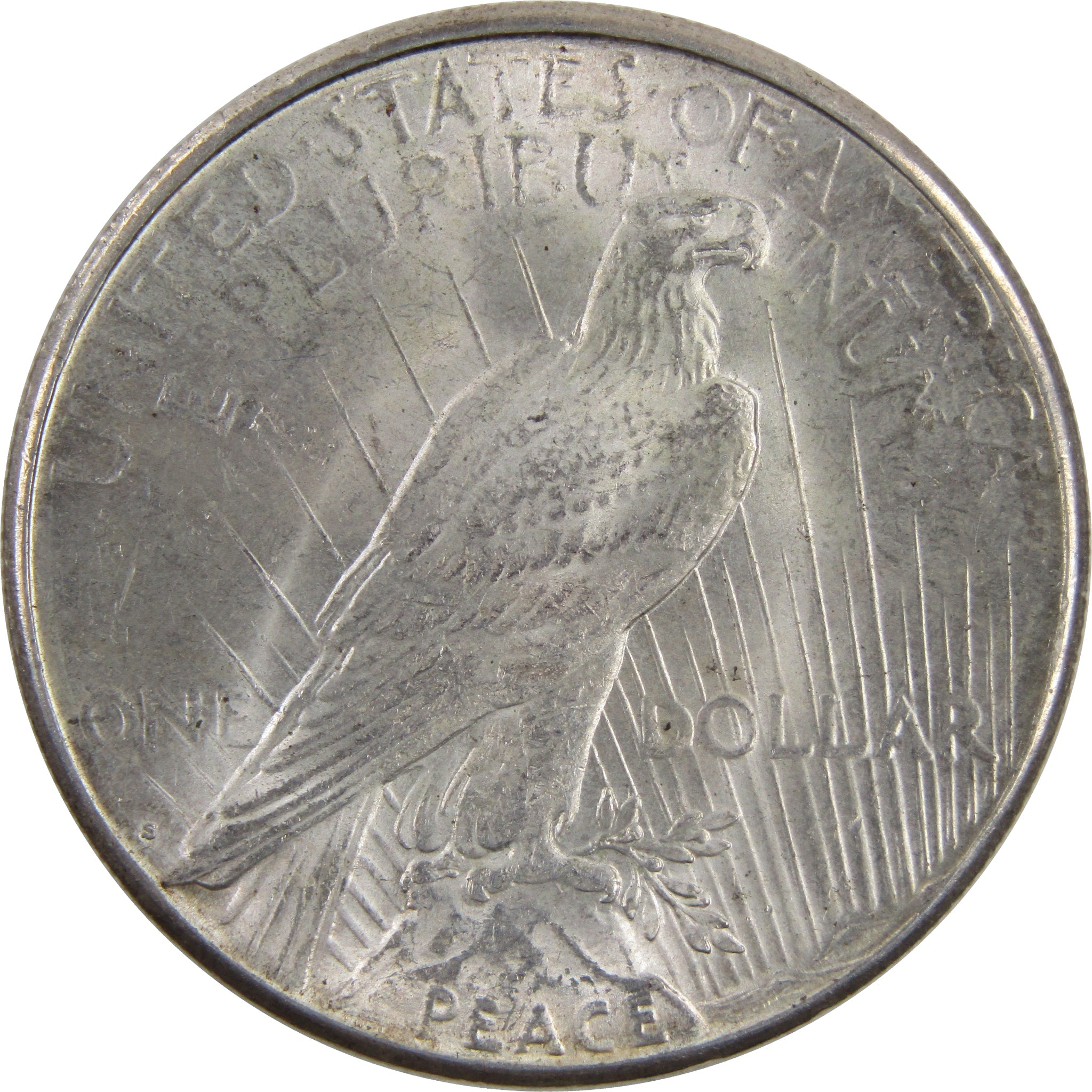 1923 S Peace Dollar Uncirculated Silver $1 Coin SKU:I2440
