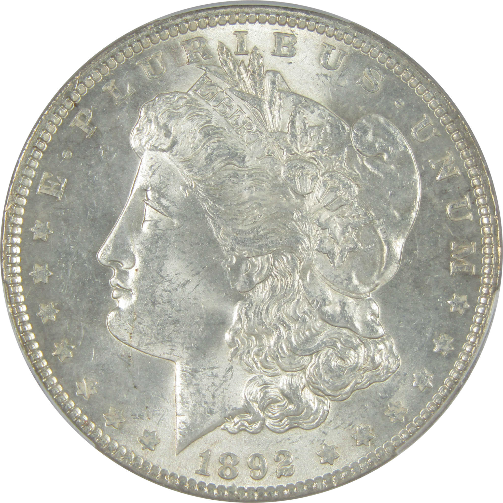 1892 Morgan Dollar MS 63 PCGS Silver $1 Uncirculated Coin SKU:I15381 - Morgan coin - Morgan silver dollar - Morgan silver dollar for sale - Profile Coins &amp; Collectibles