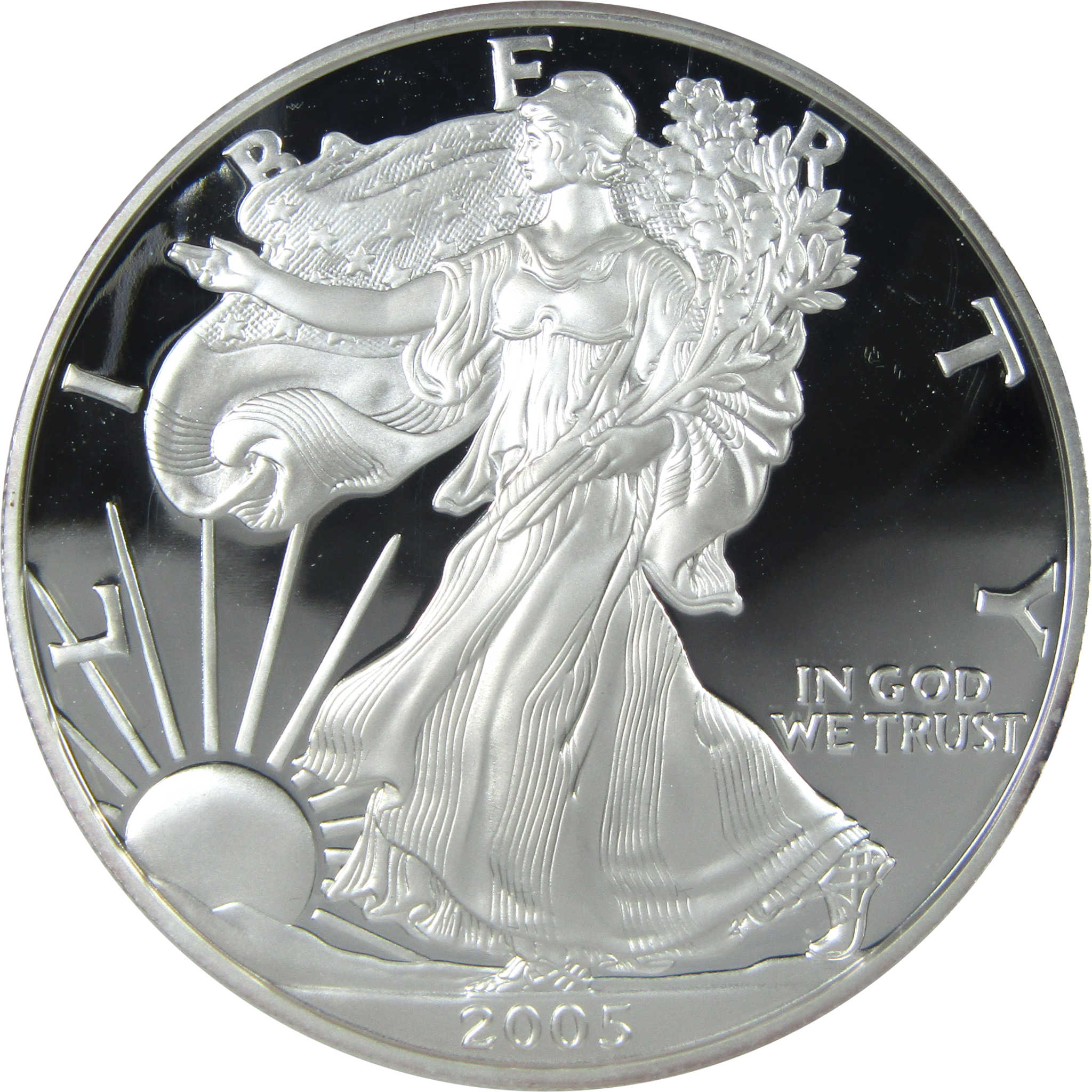 2005 W American Silver Eagle PR 70 DCAM ANACS $1 Proof SKU:CPC8010