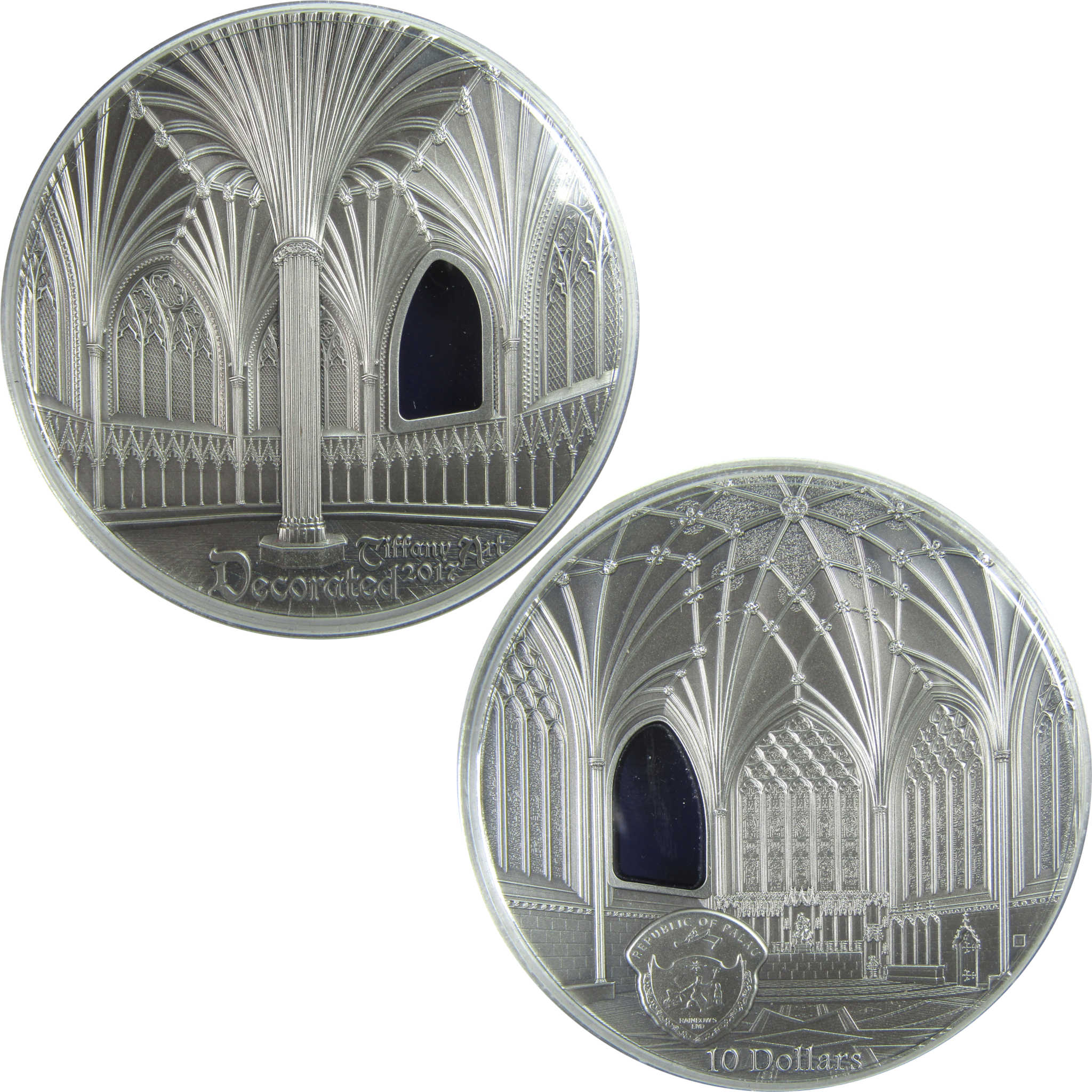 2017 Wells Cathedral Glass Tiffany Art Unc 2 oz Silver SKU:CPC9179