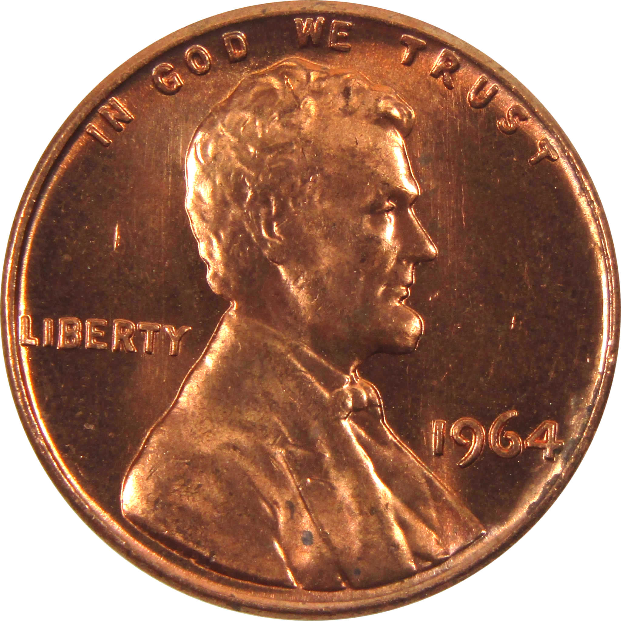 1964 Lincoln Memorial Cent BU Uncirculated Penny 1c Coin