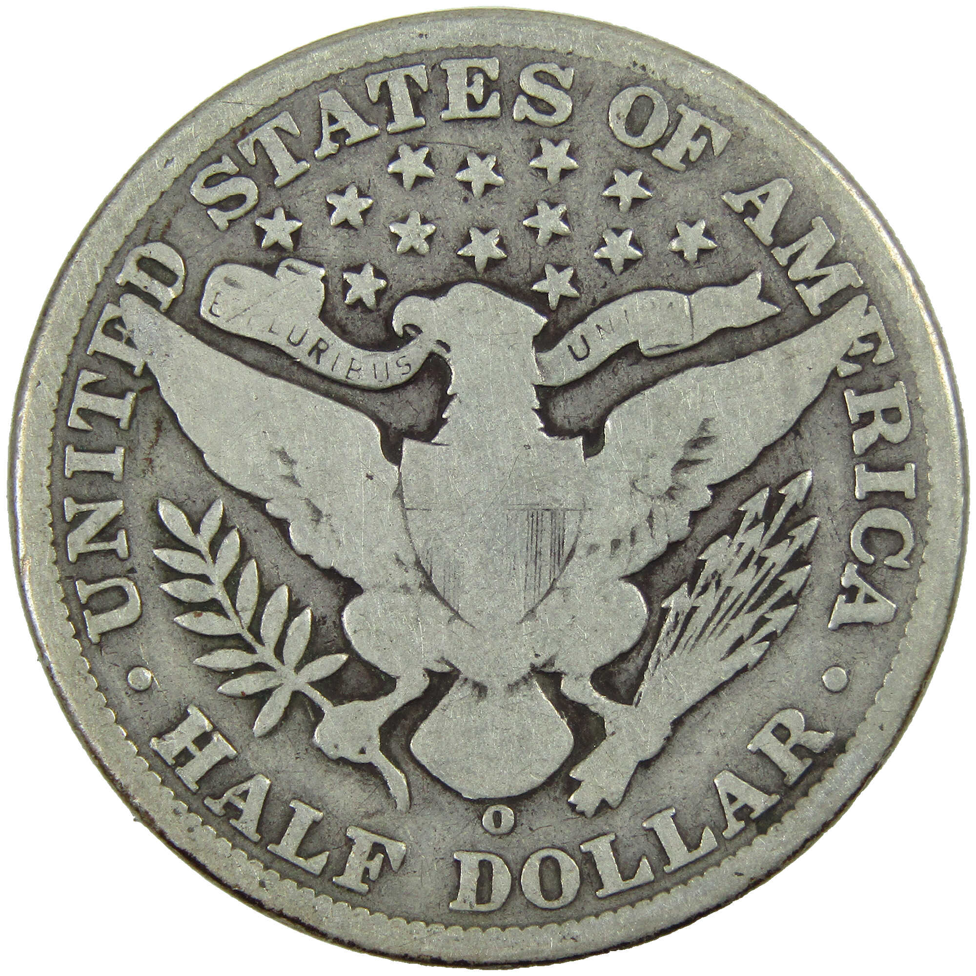 1907 O Barber Half Dollar G Good Silver 50c Coin SKU:I12746