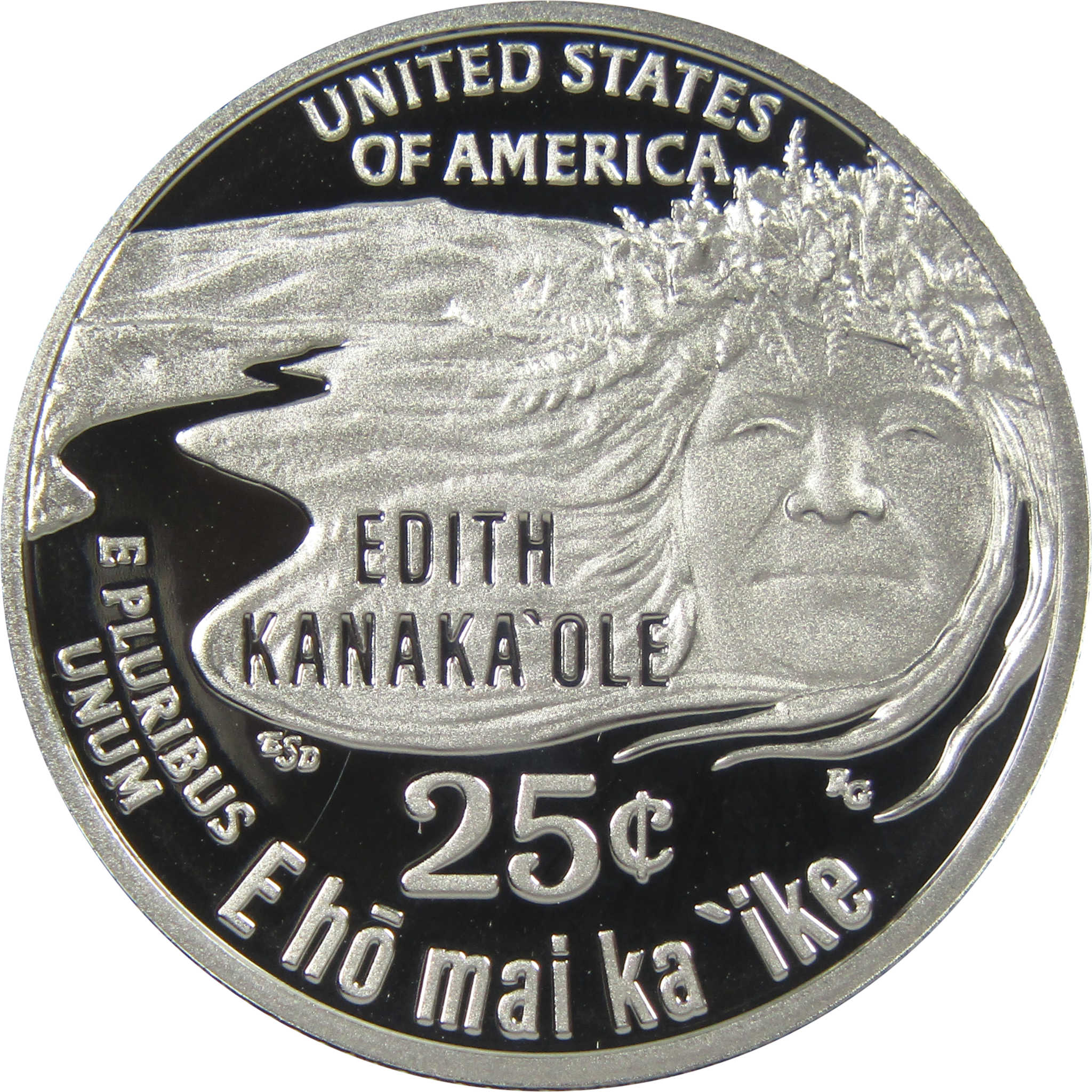 2023 S Edith Kanaka'ole American Women Quarter Choice Proof Clad 25c