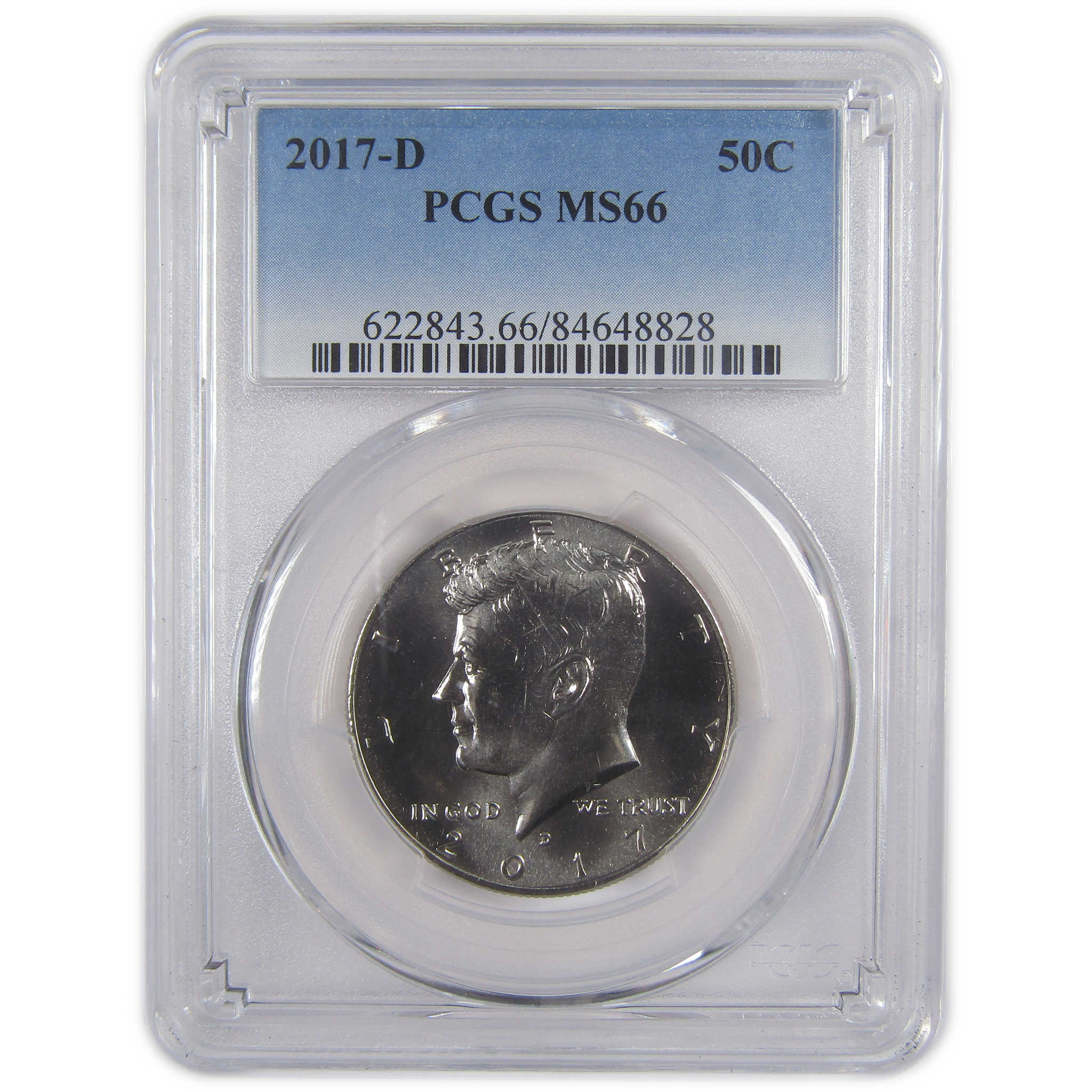 2017 D Kennedy Half Dollar MS 66 PCGS Clad Uncirculated SKU:CPC9761