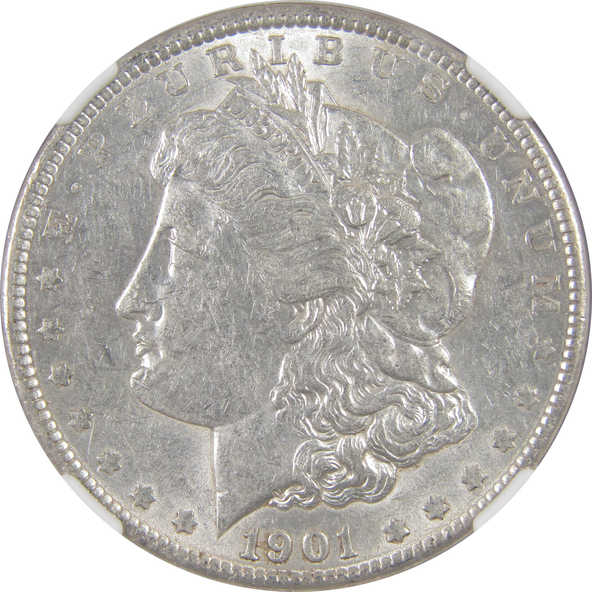 1901 Morgan Dollar AU 53 NGC Silver $1 Coin SKU:I18251 - Morgan coin - Morgan silver dollar - Morgan silver dollar for sale - Profile Coins &amp; Collectibles