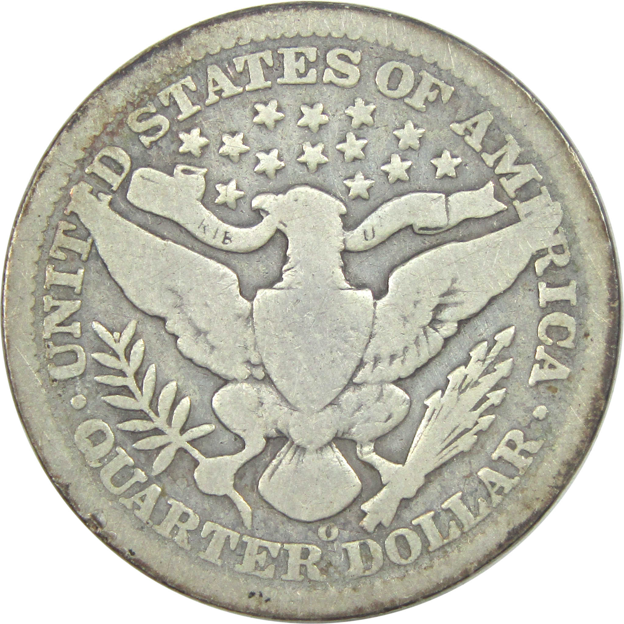 1909 O Barber Quarter G Good Silver 25c Coin SKU:I15553