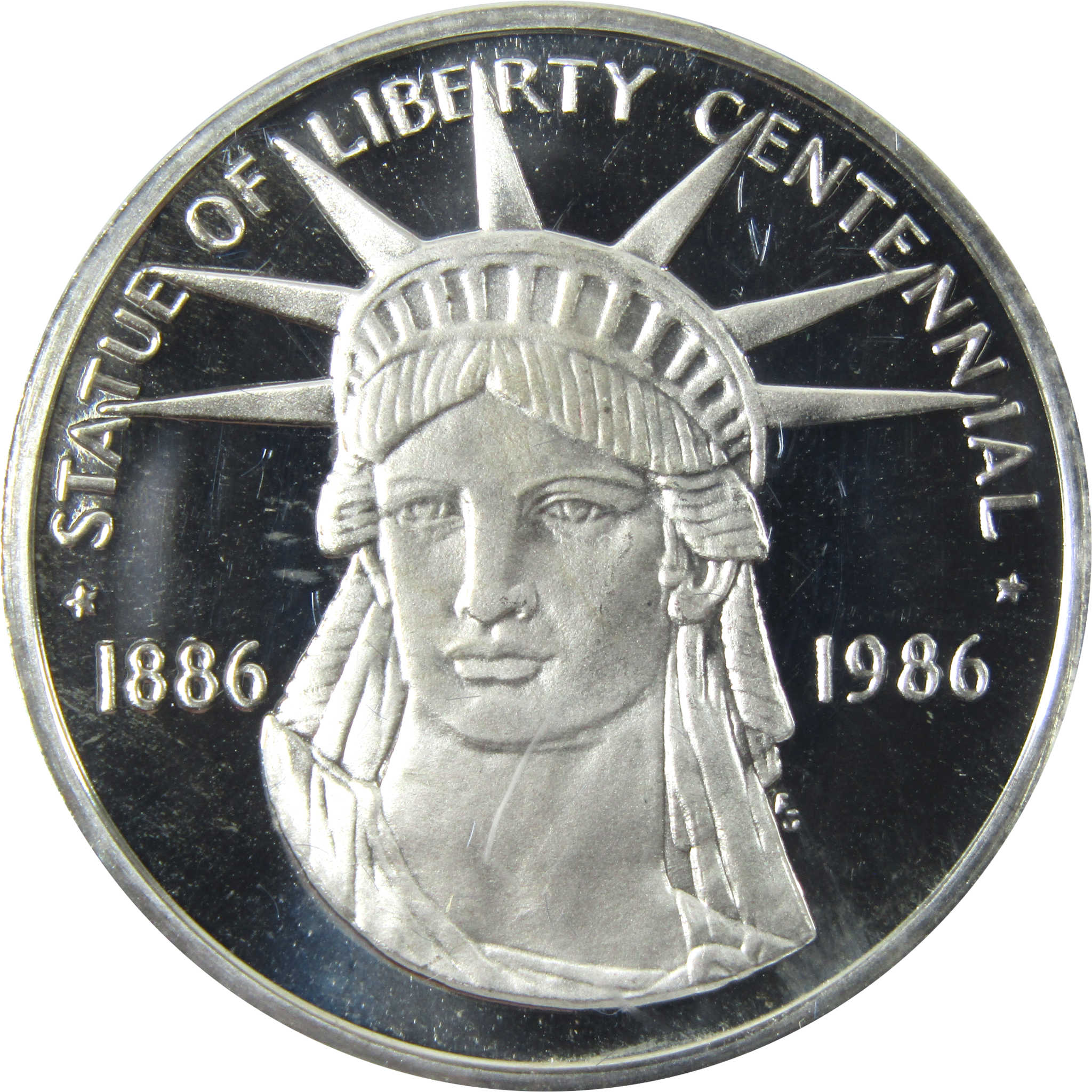 1986 Statue of Liberty Centennial 12 pc Silver Round Set SKU:CPC7882